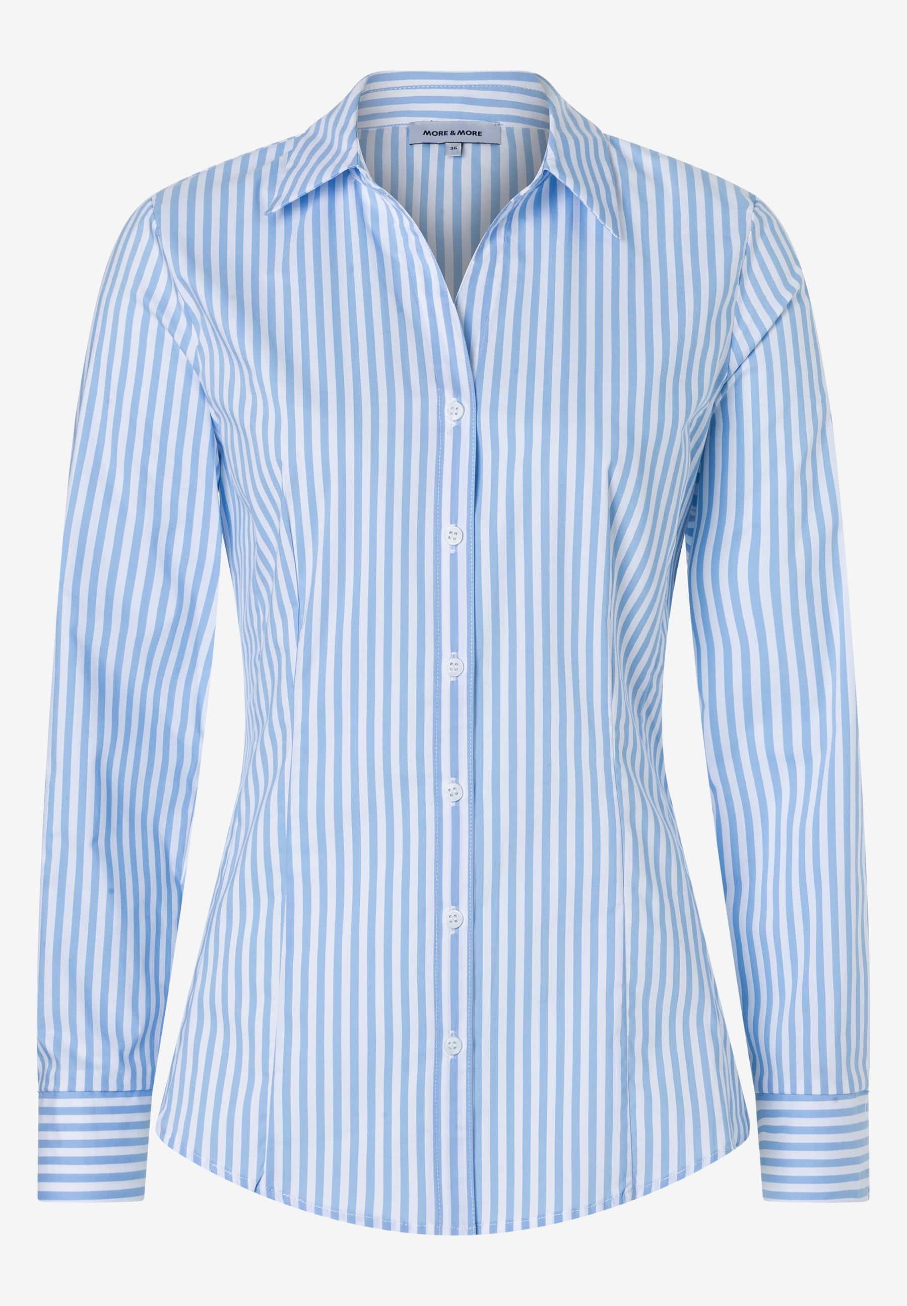 gestreifte Hemdbluse