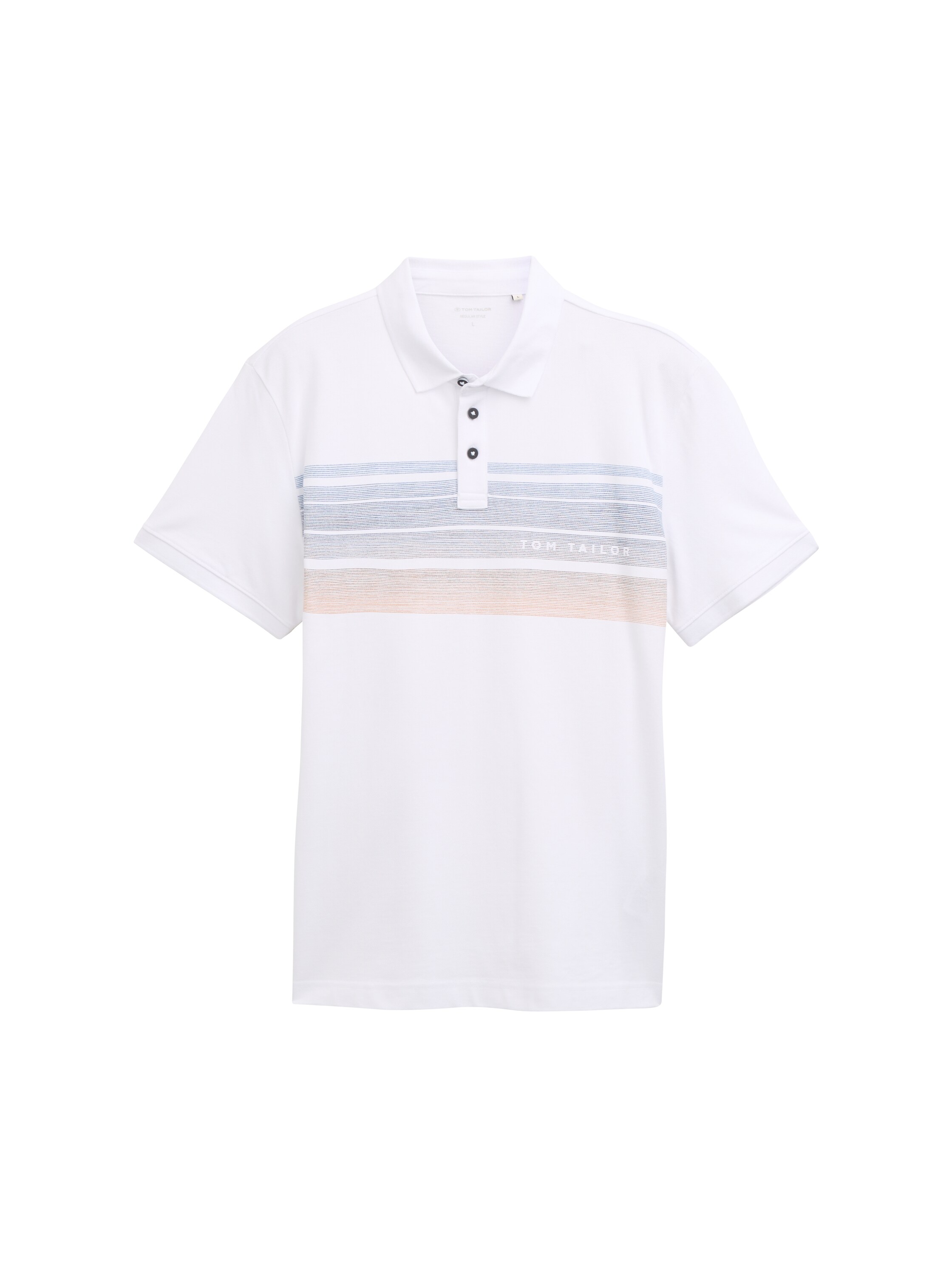 Poloshirt mit Brust-Print