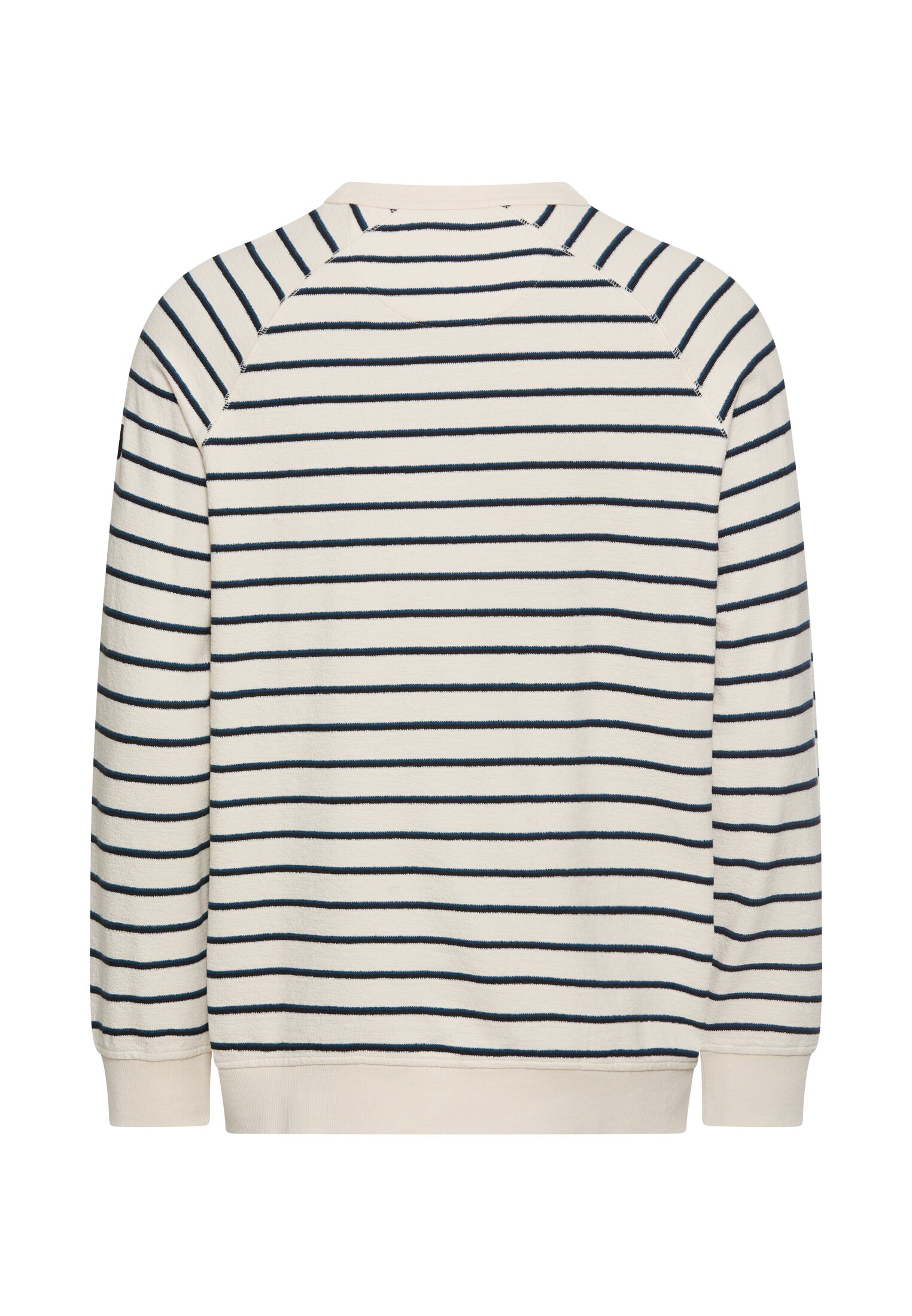 Gestreiftes Sweatshirt mit Rundhalsausschnitt