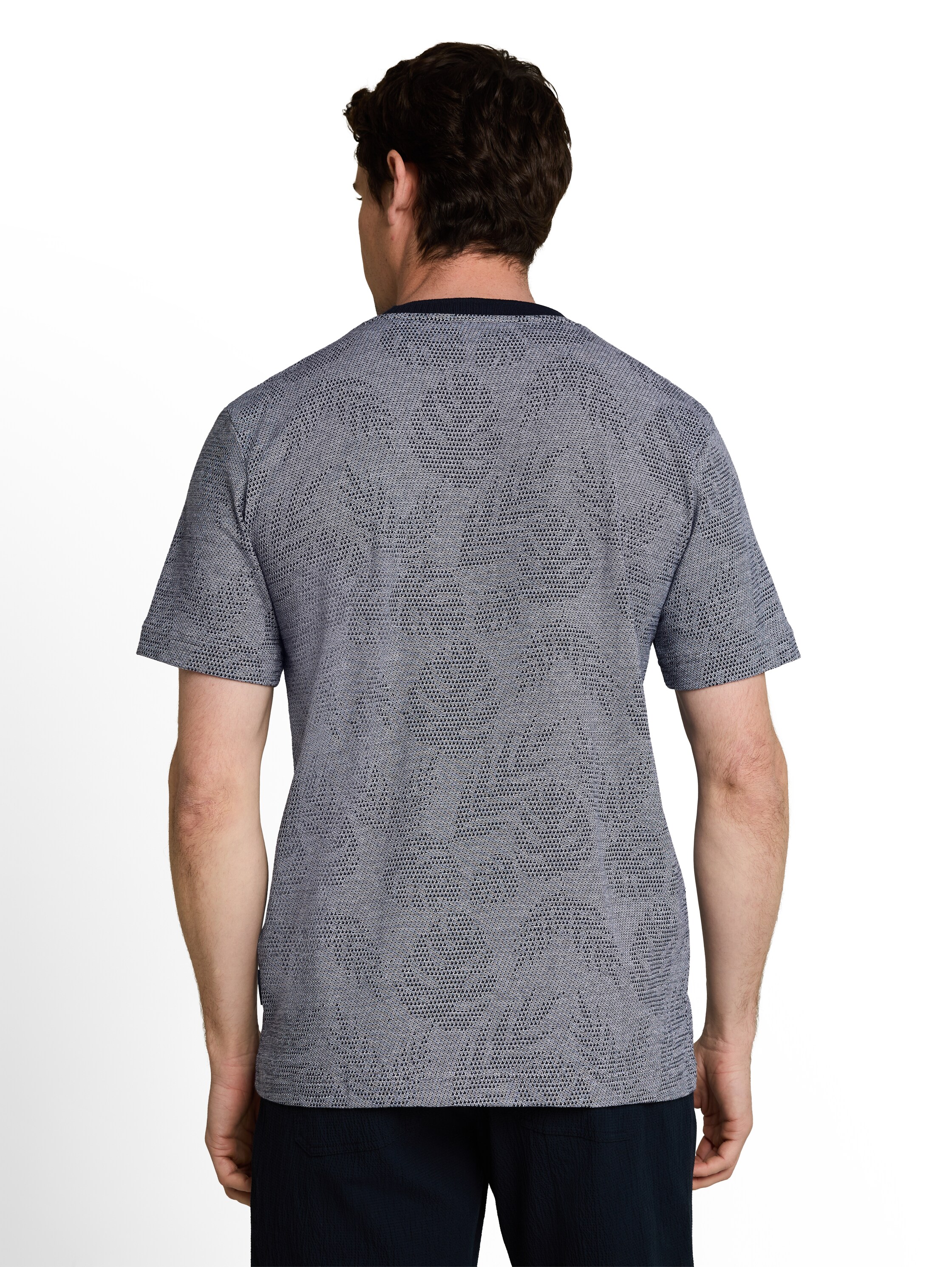 Jacquard T-Shirt mit Muster