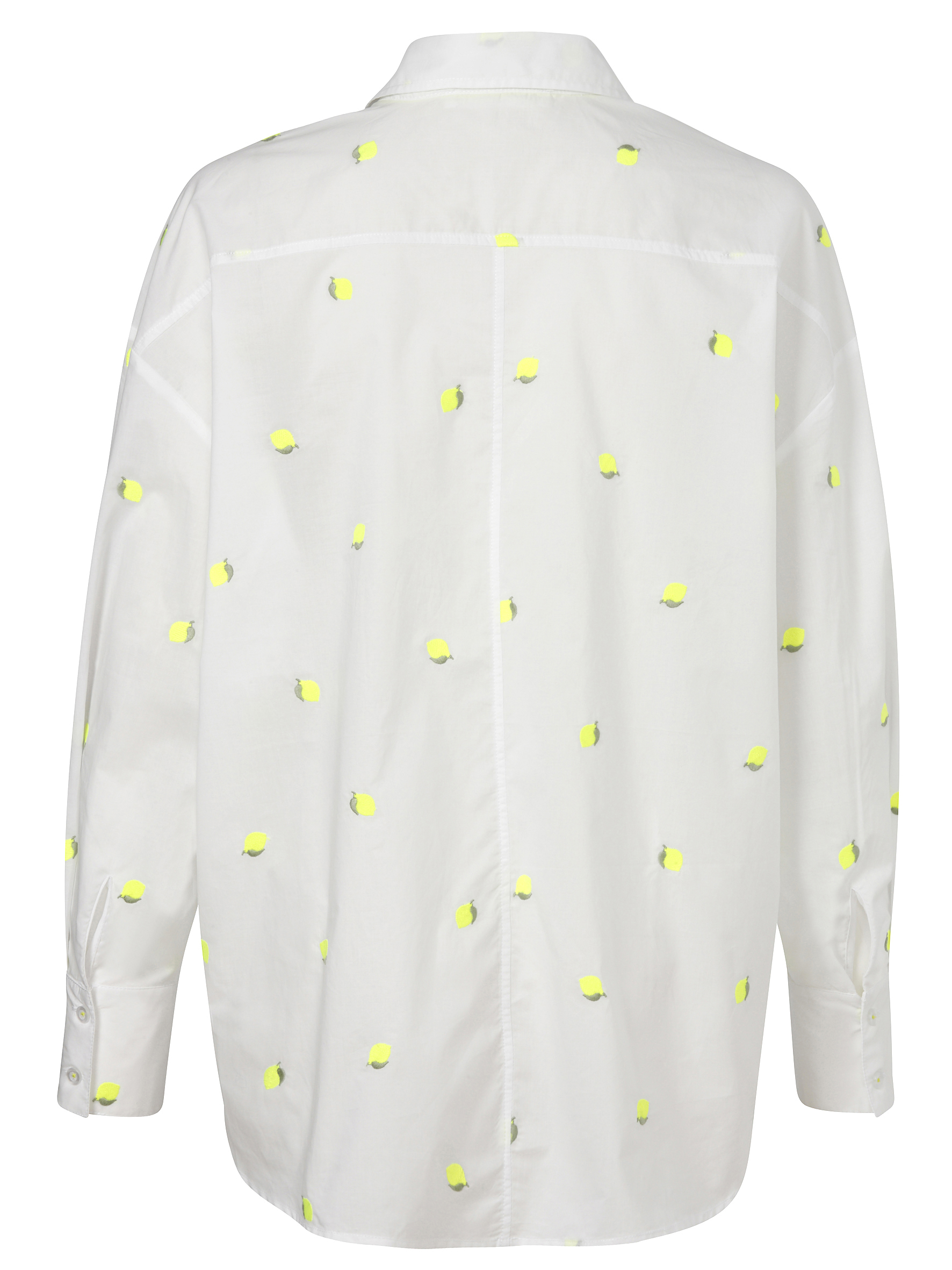 Bluse Hemdkragen 1/1 Arm  Stickerei