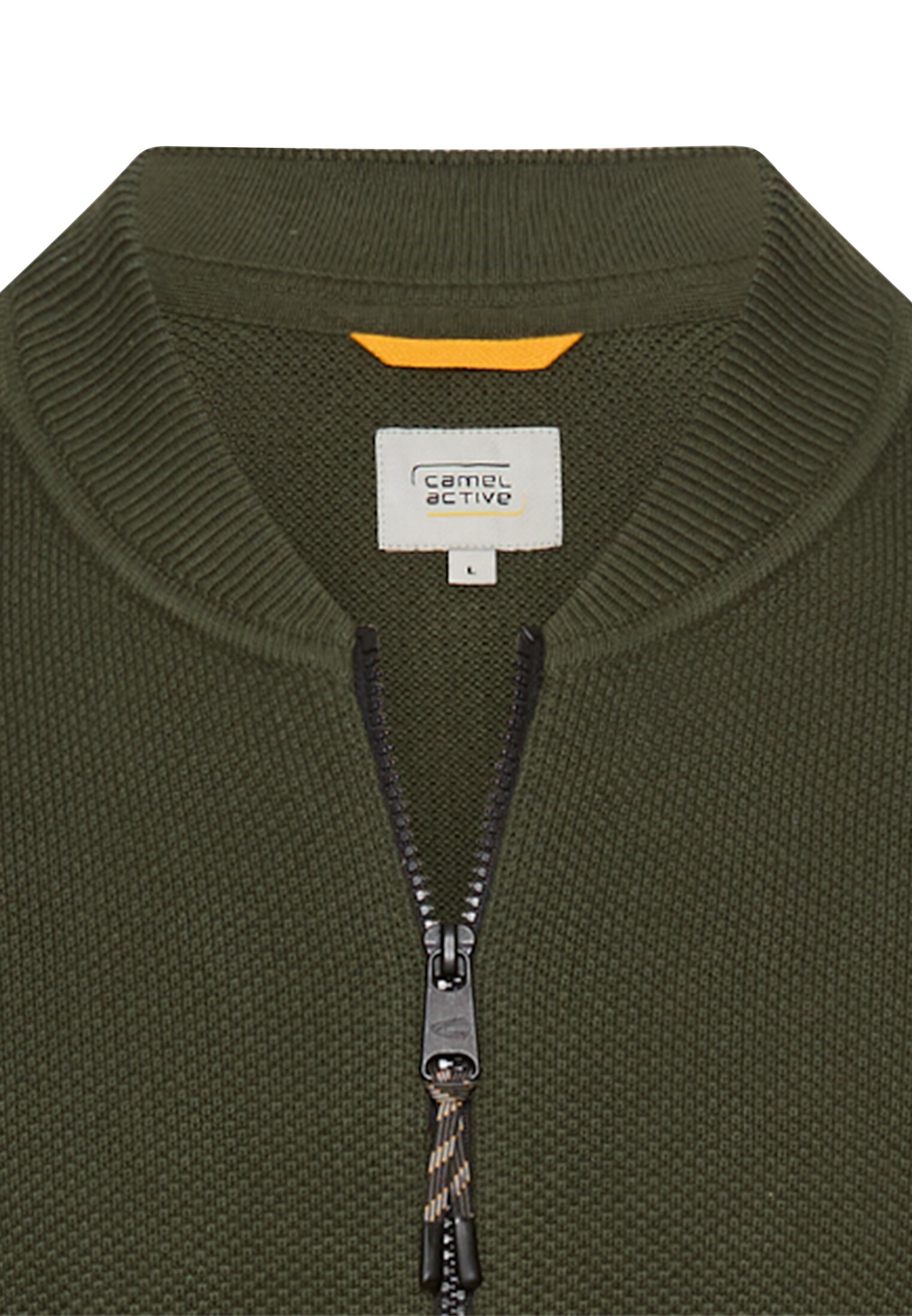 Strickjacke im Bomberstil