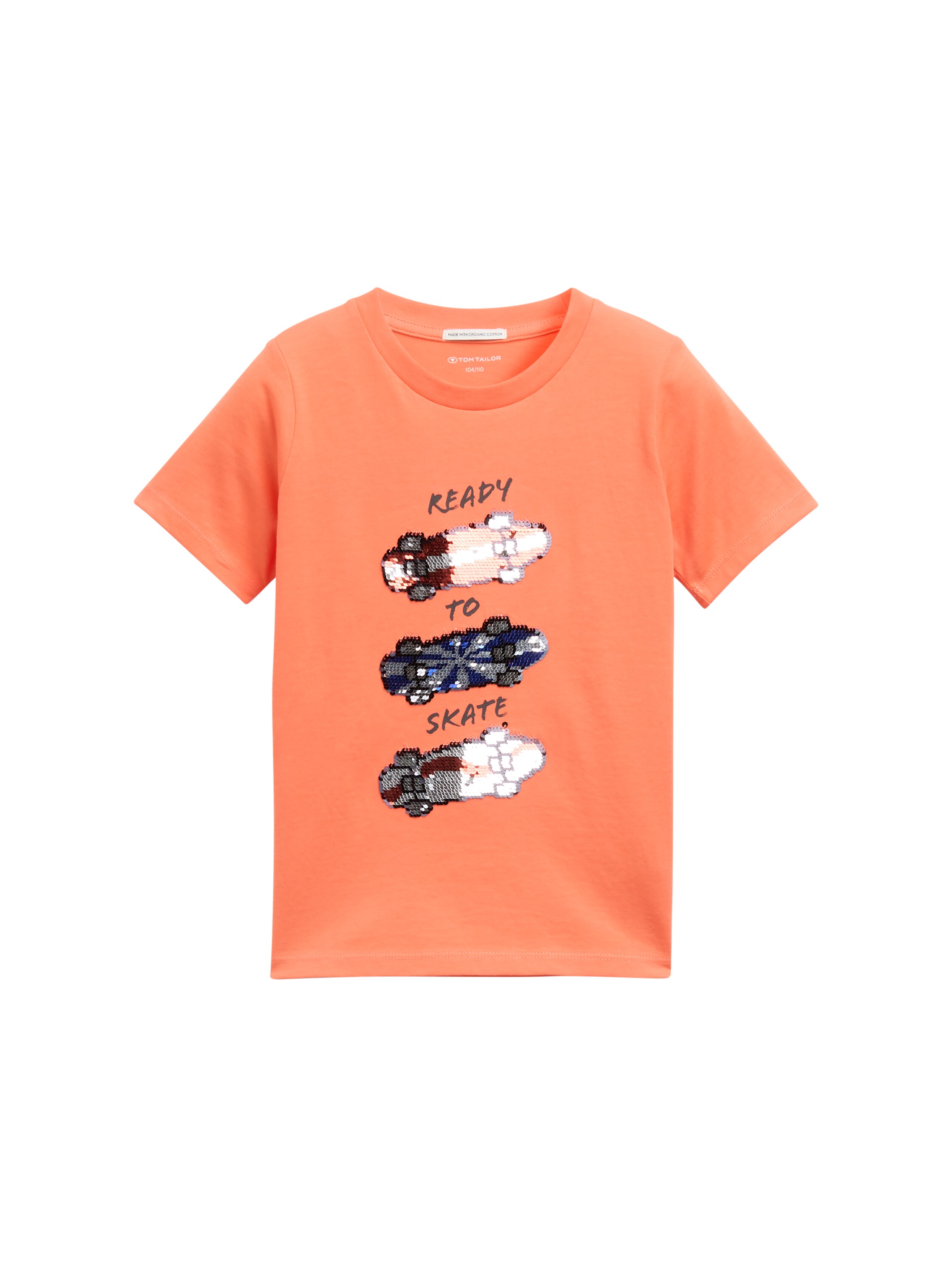 T-Shirt mit Wendepailletten
