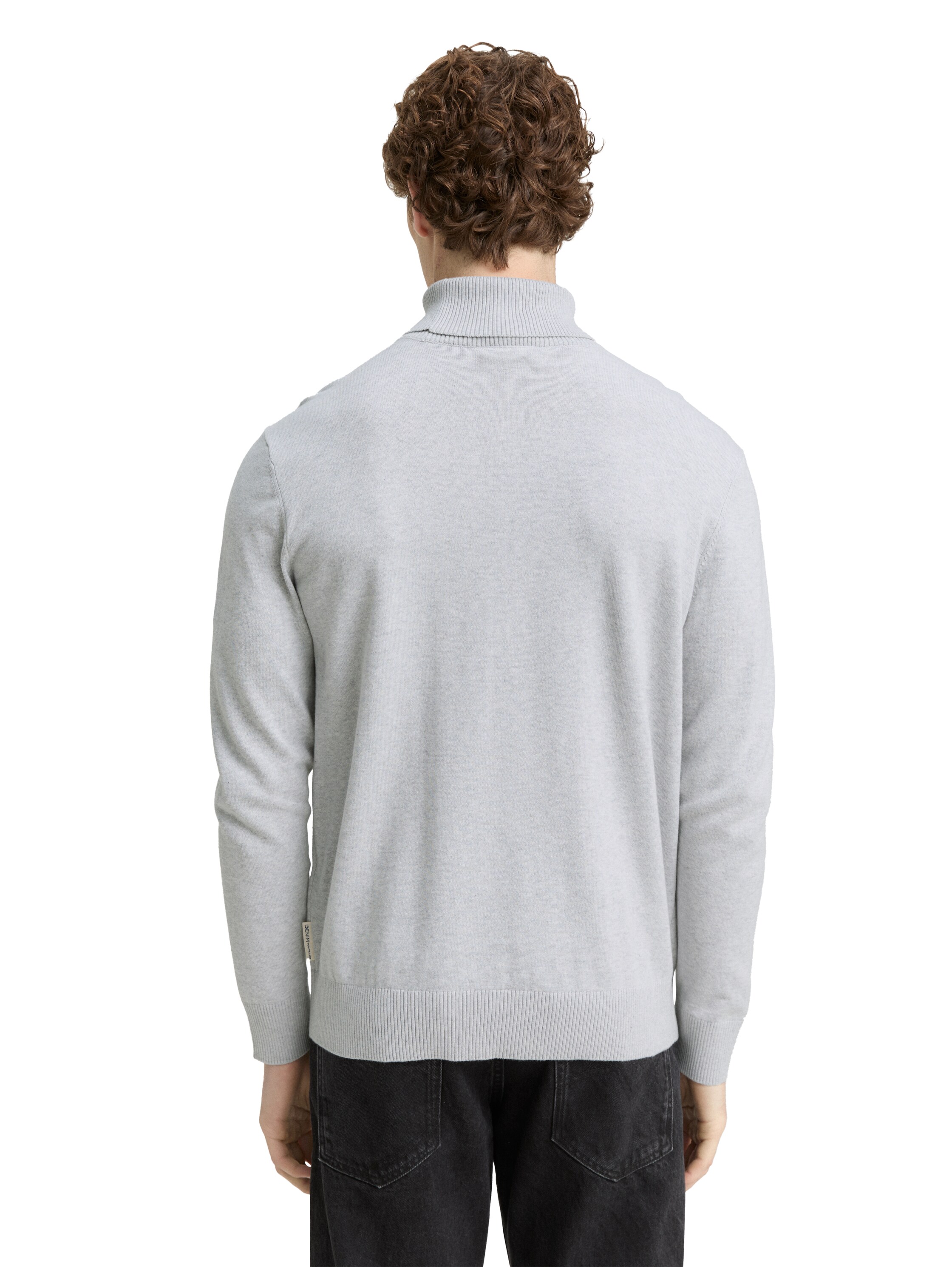 Rollkragenpullover aus Baumwolle
