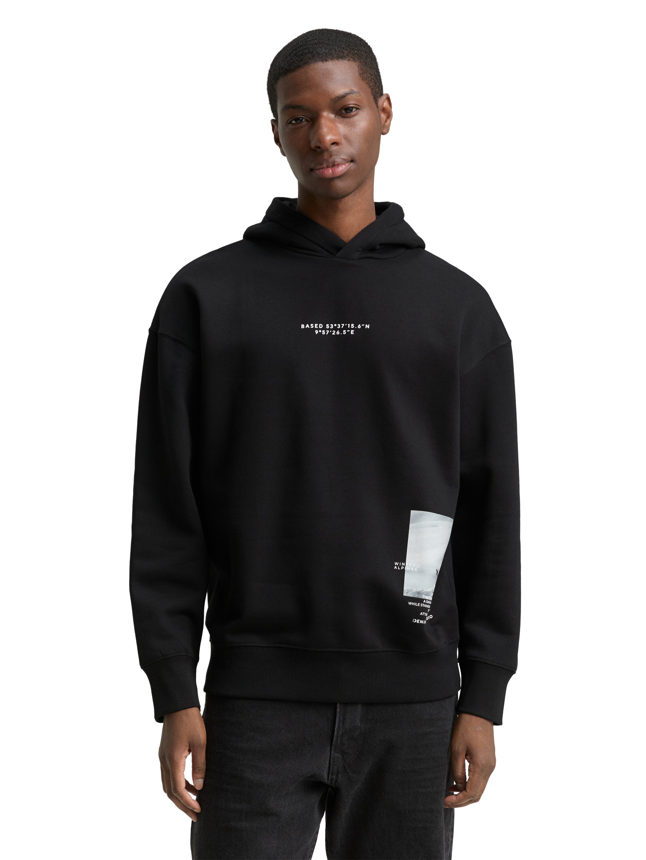 Relaxed Hoodie Sweatshirt mit Print
