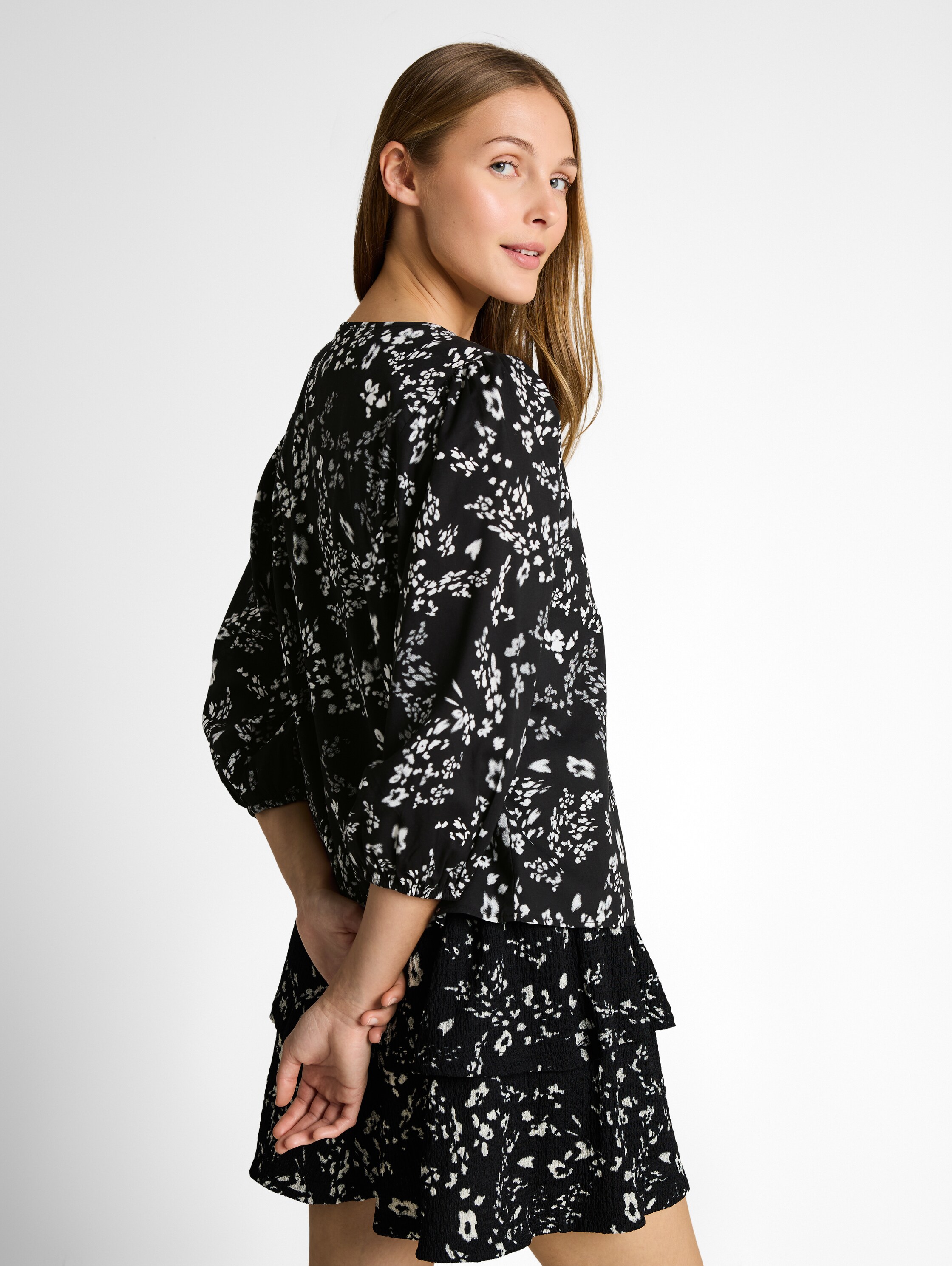 Bluse mit Blumenmuster