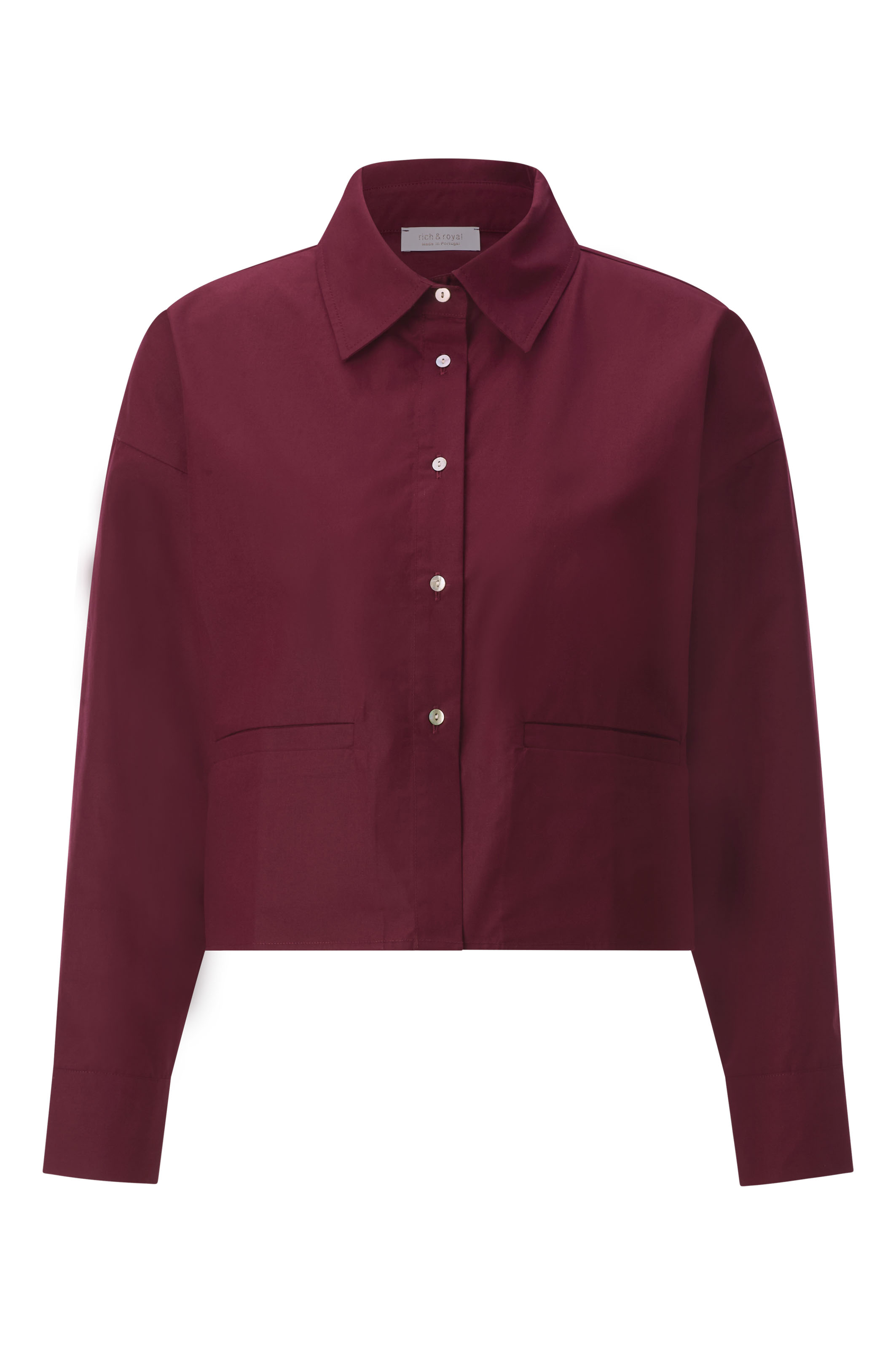 Cropped Cotton Blouse