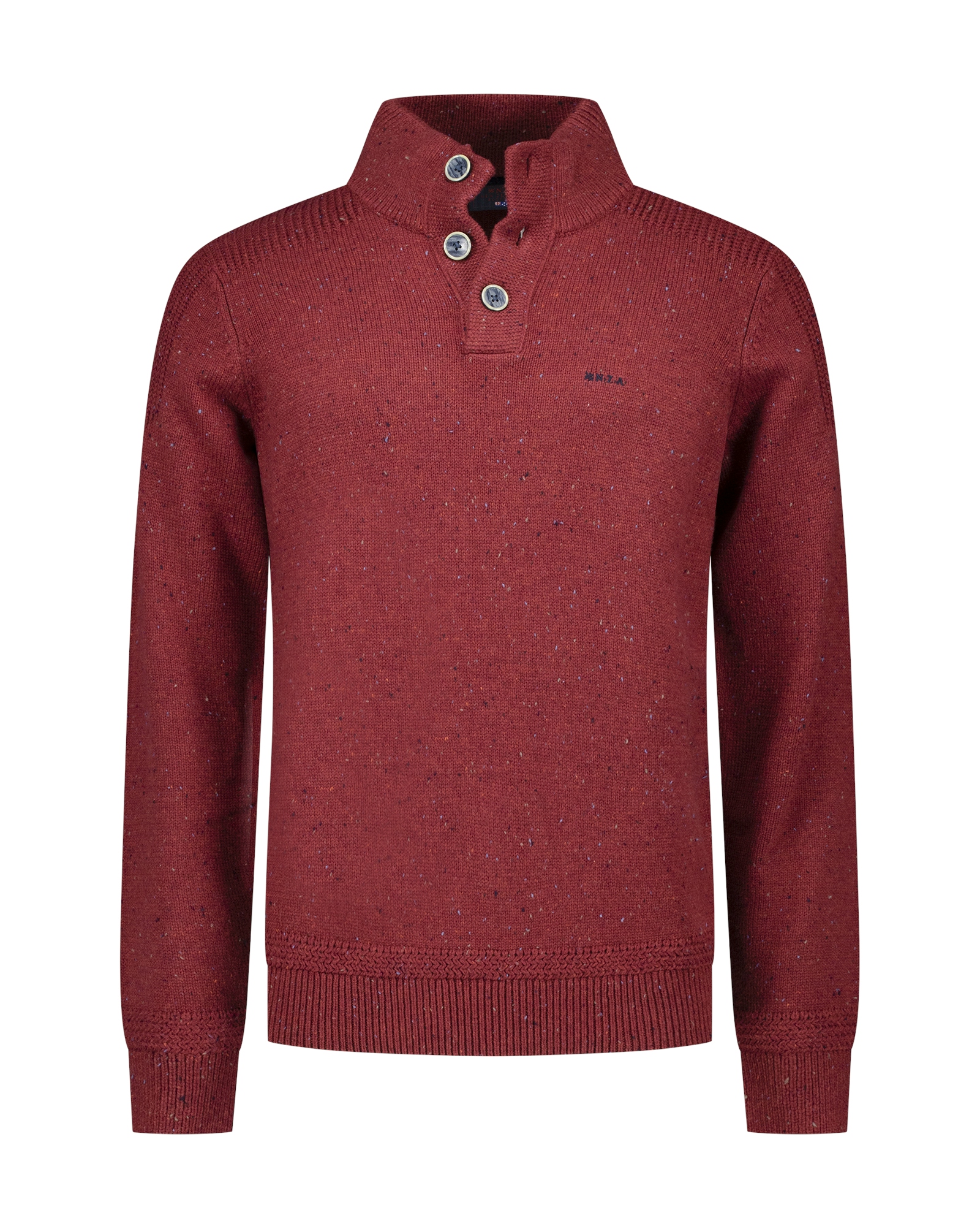 PULLOVER BUTTON COLLAR