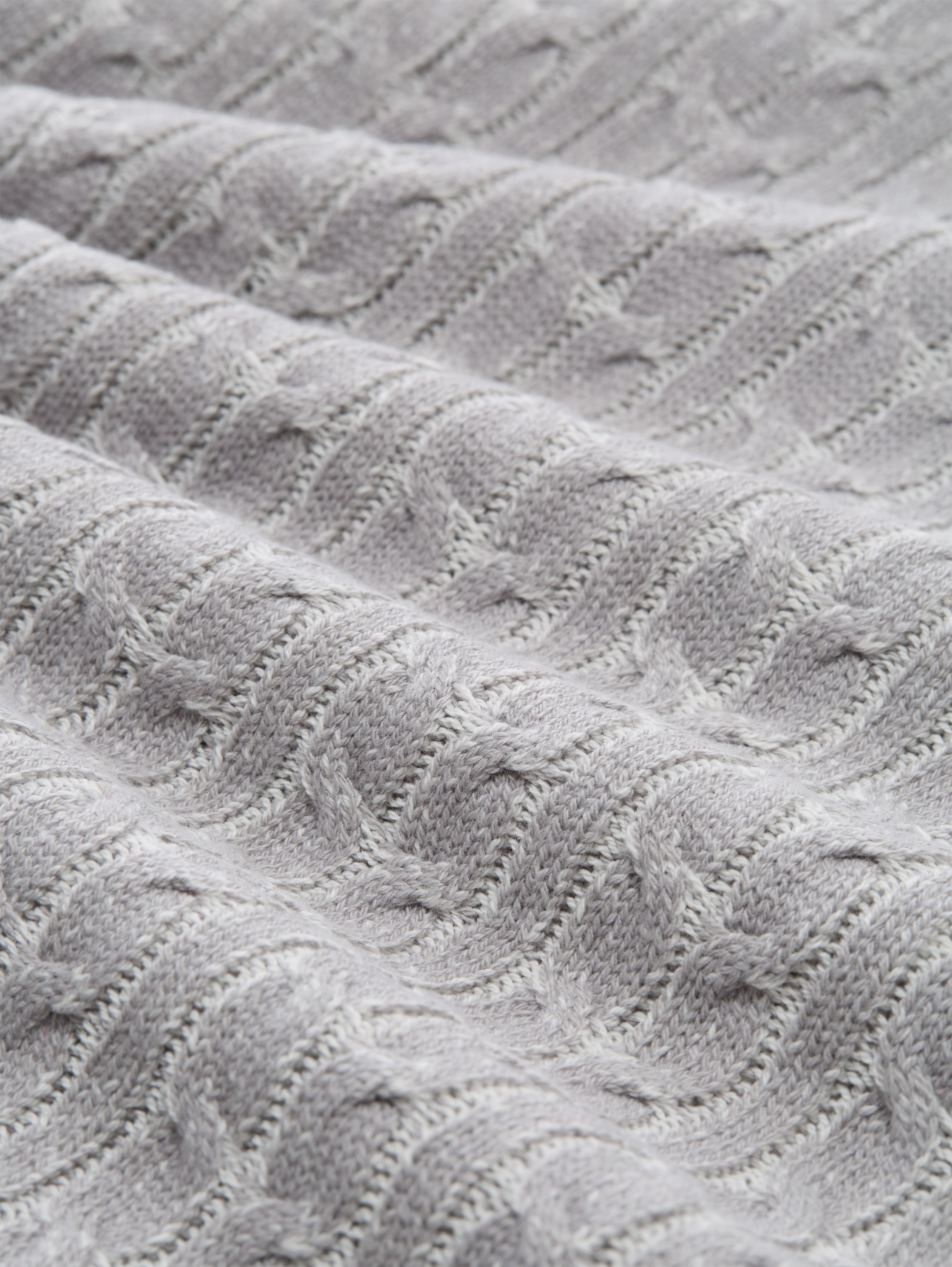 Troyer Strickpullover mit Zopfmuster
