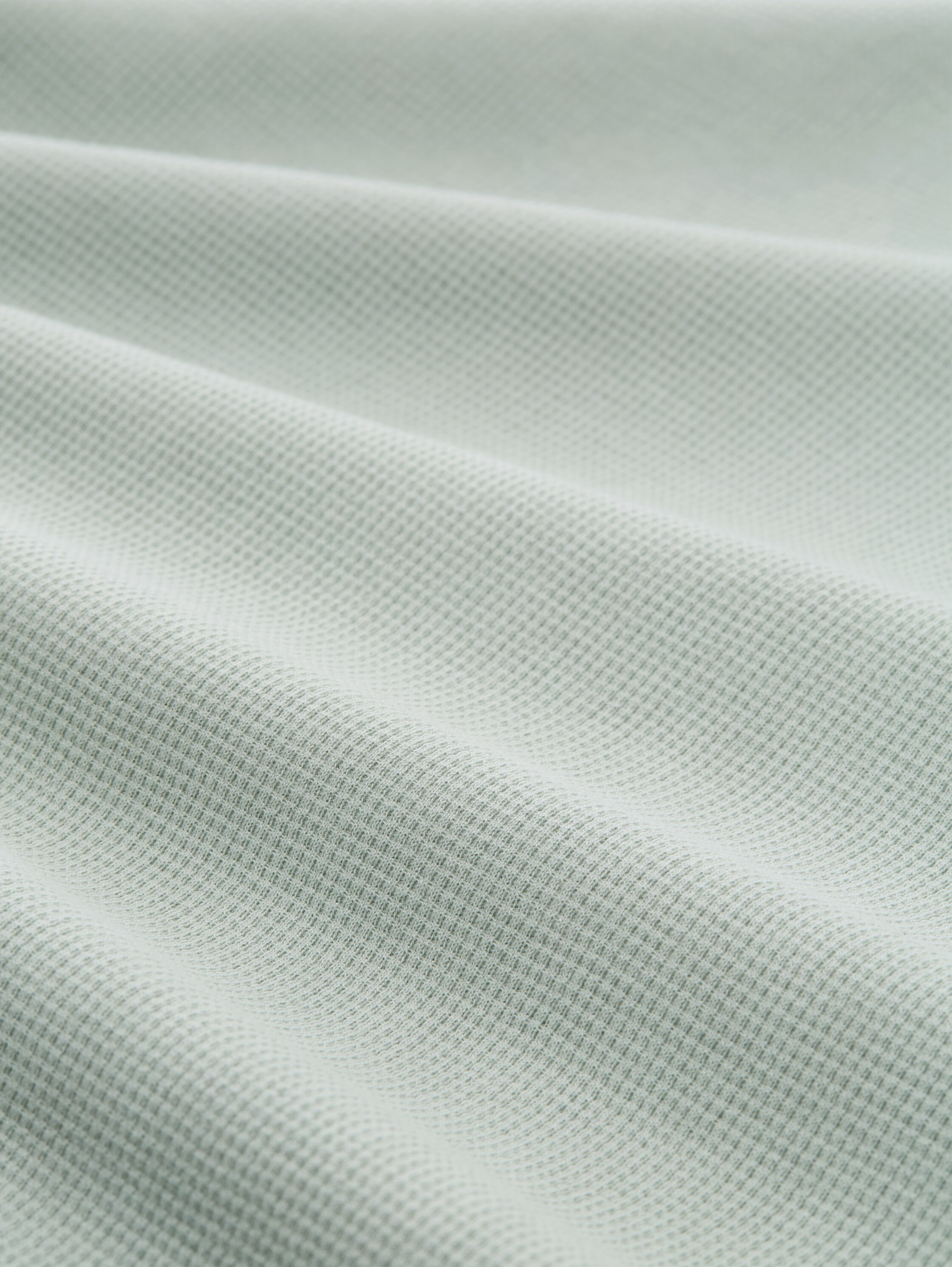 Henley Langarmshirt mit Waffelstruktur