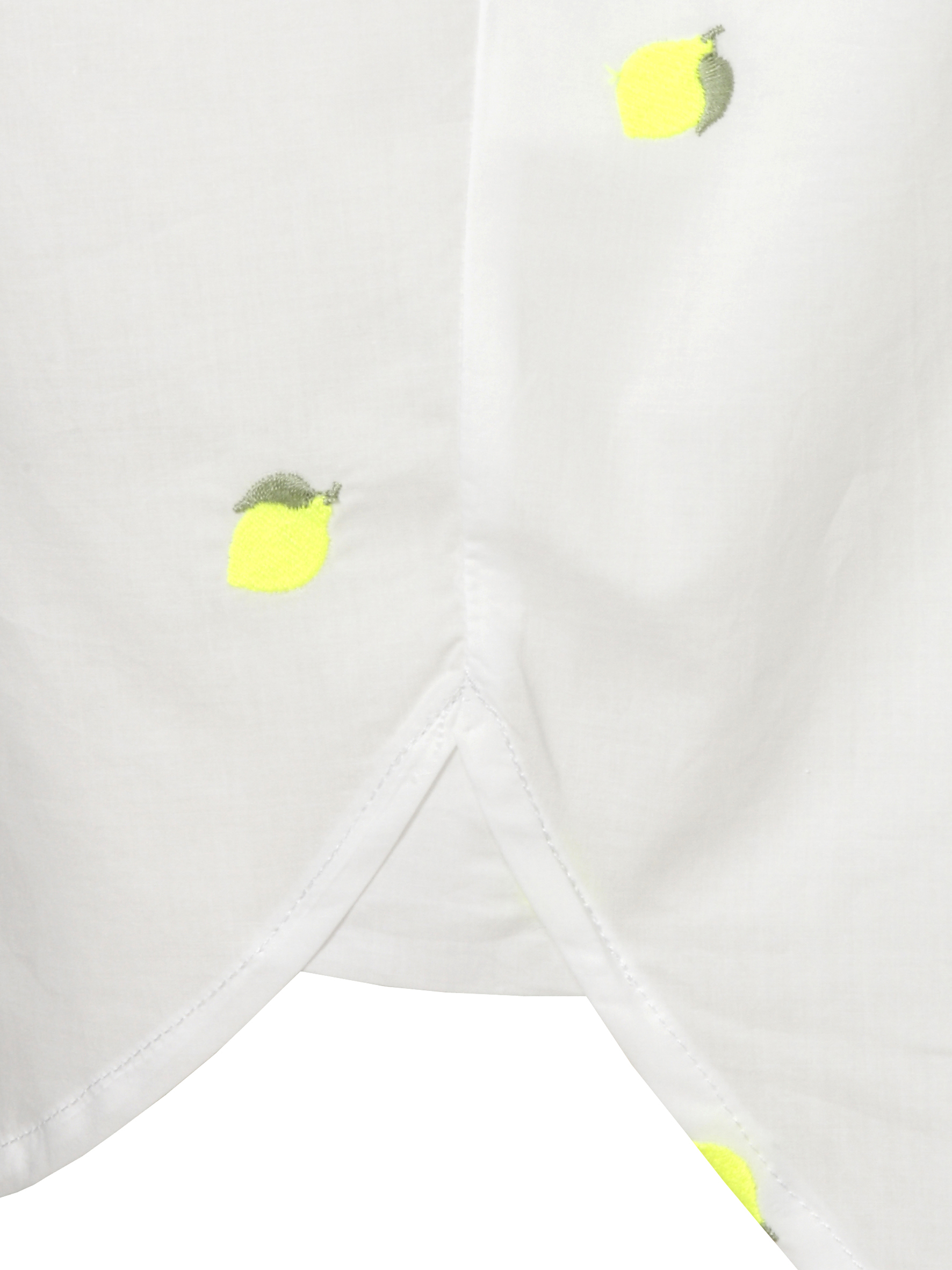 Bluse Hemdkragen 1/1 Arm  Stickerei
