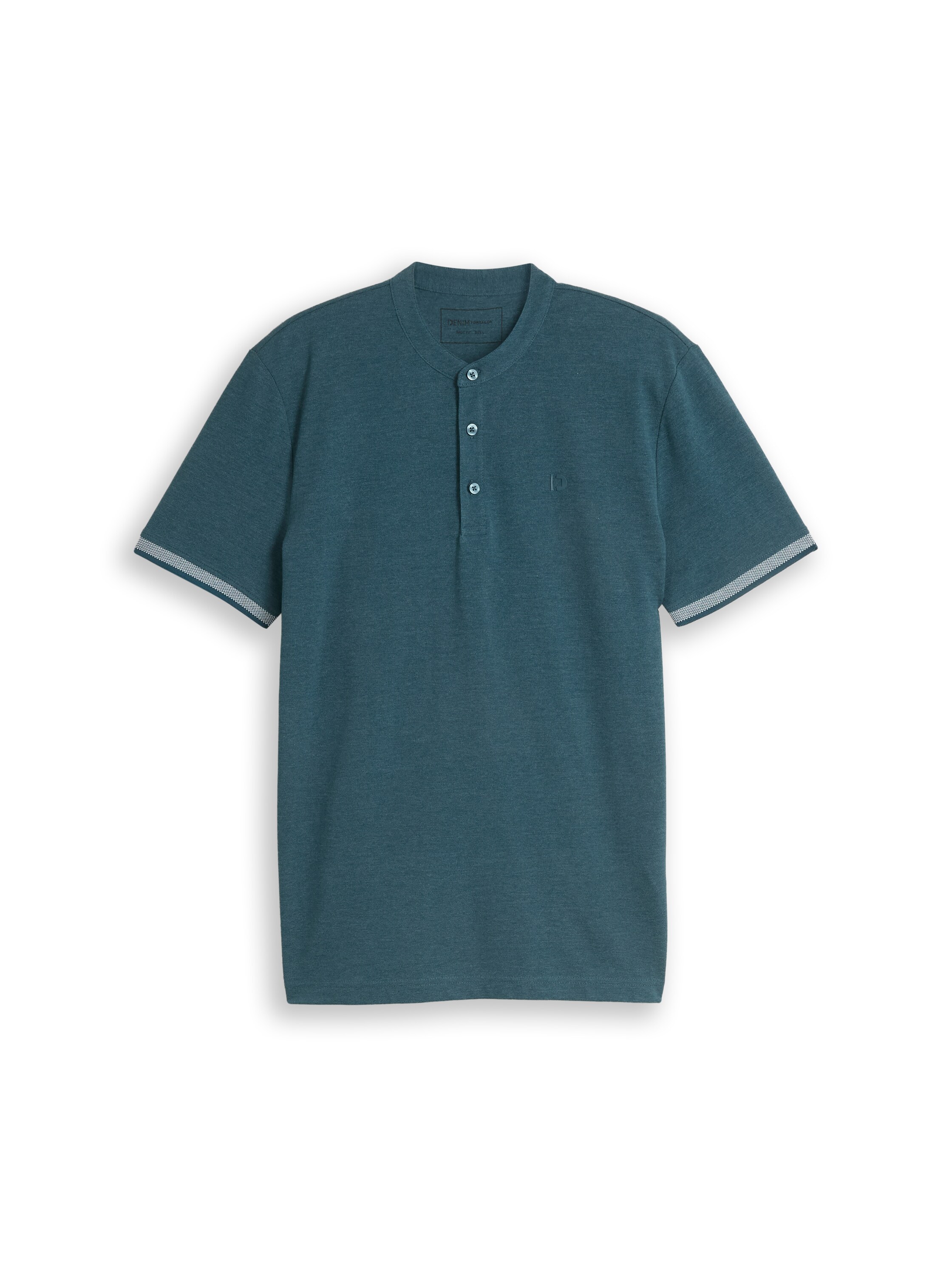 Piqué Poloshirt mit Stehkragen
