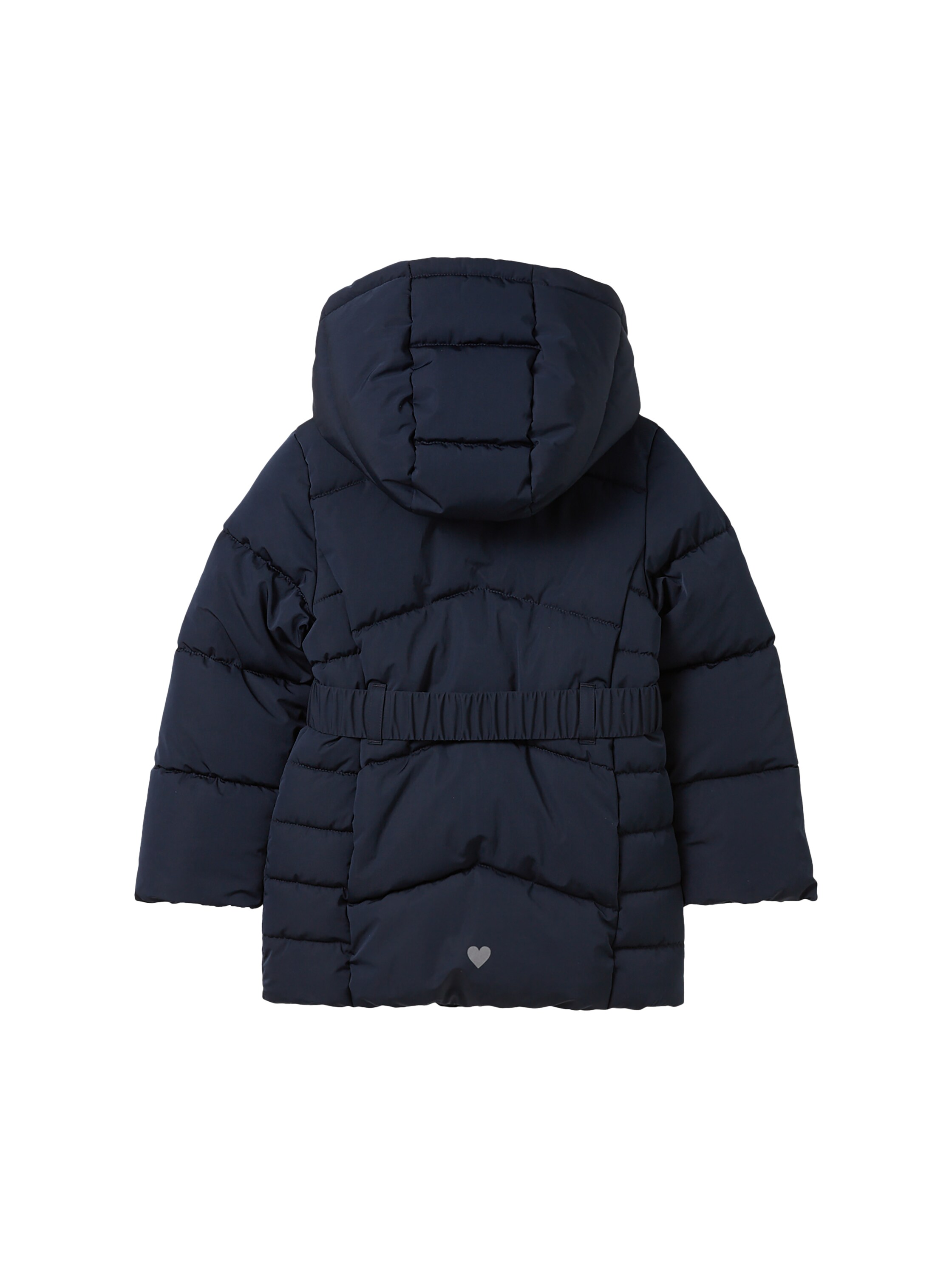 Puffer Jacke mit Gürtel