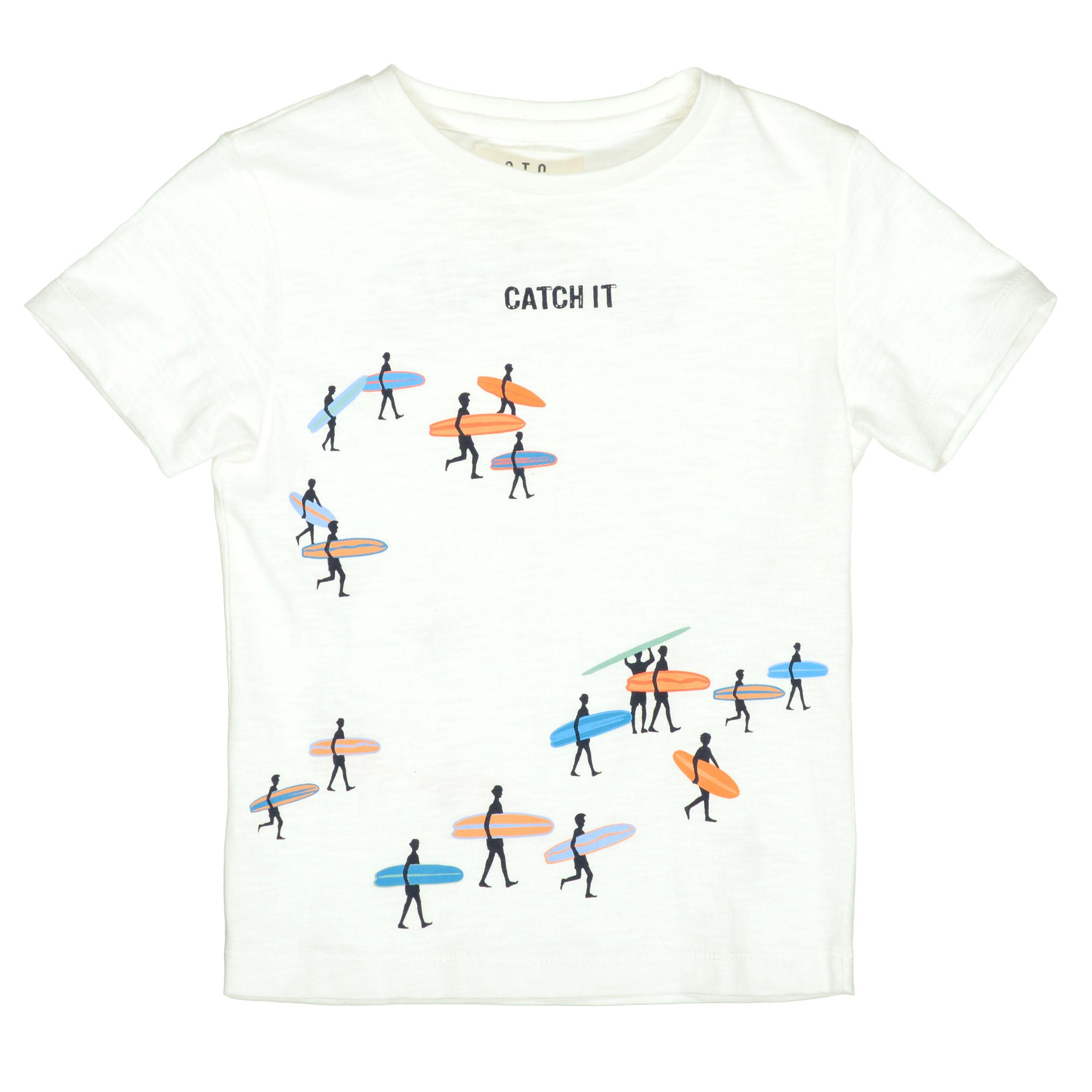 T-Shirt mit Surf-Print