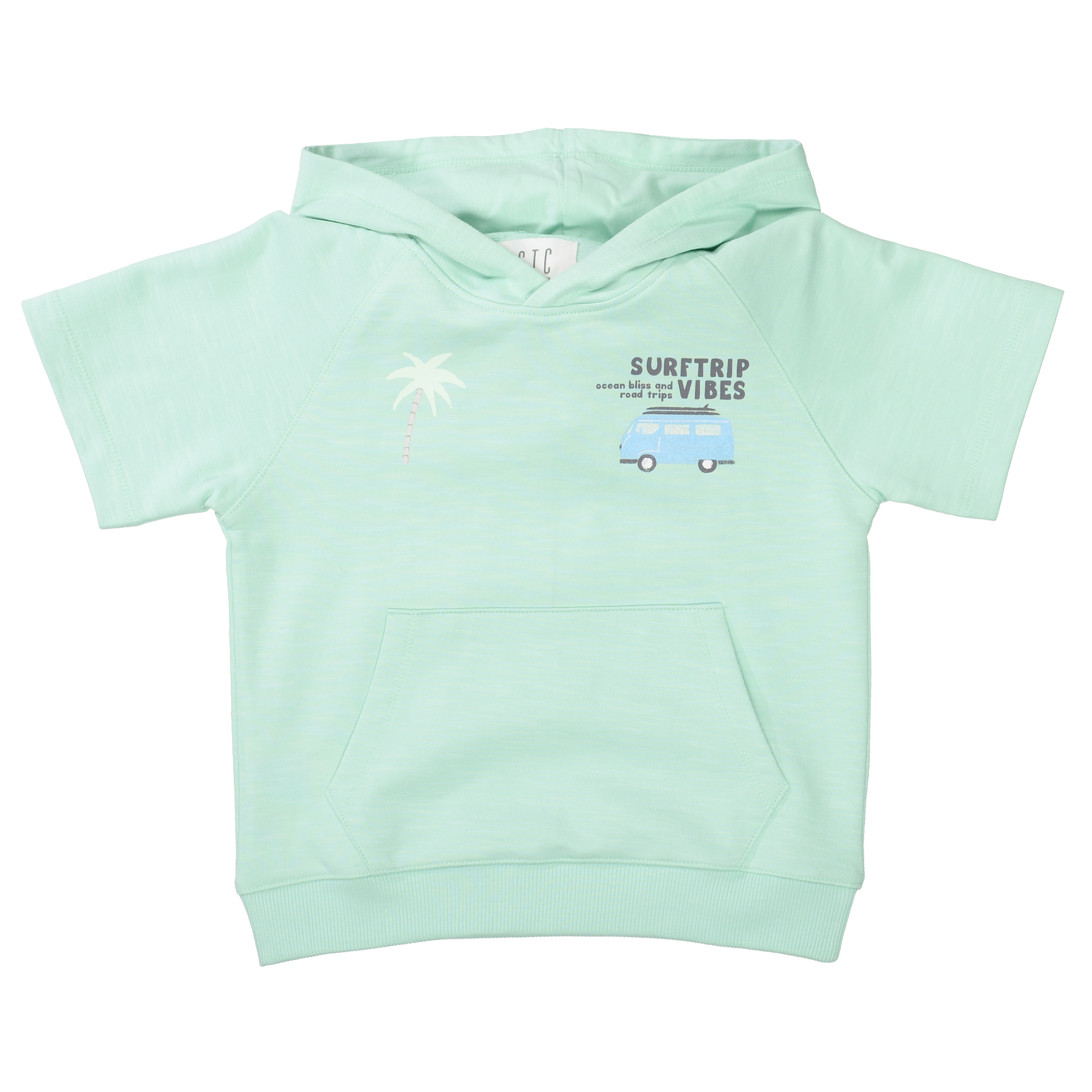 Kn.-Hoodie, 1/2 Arm, oversized