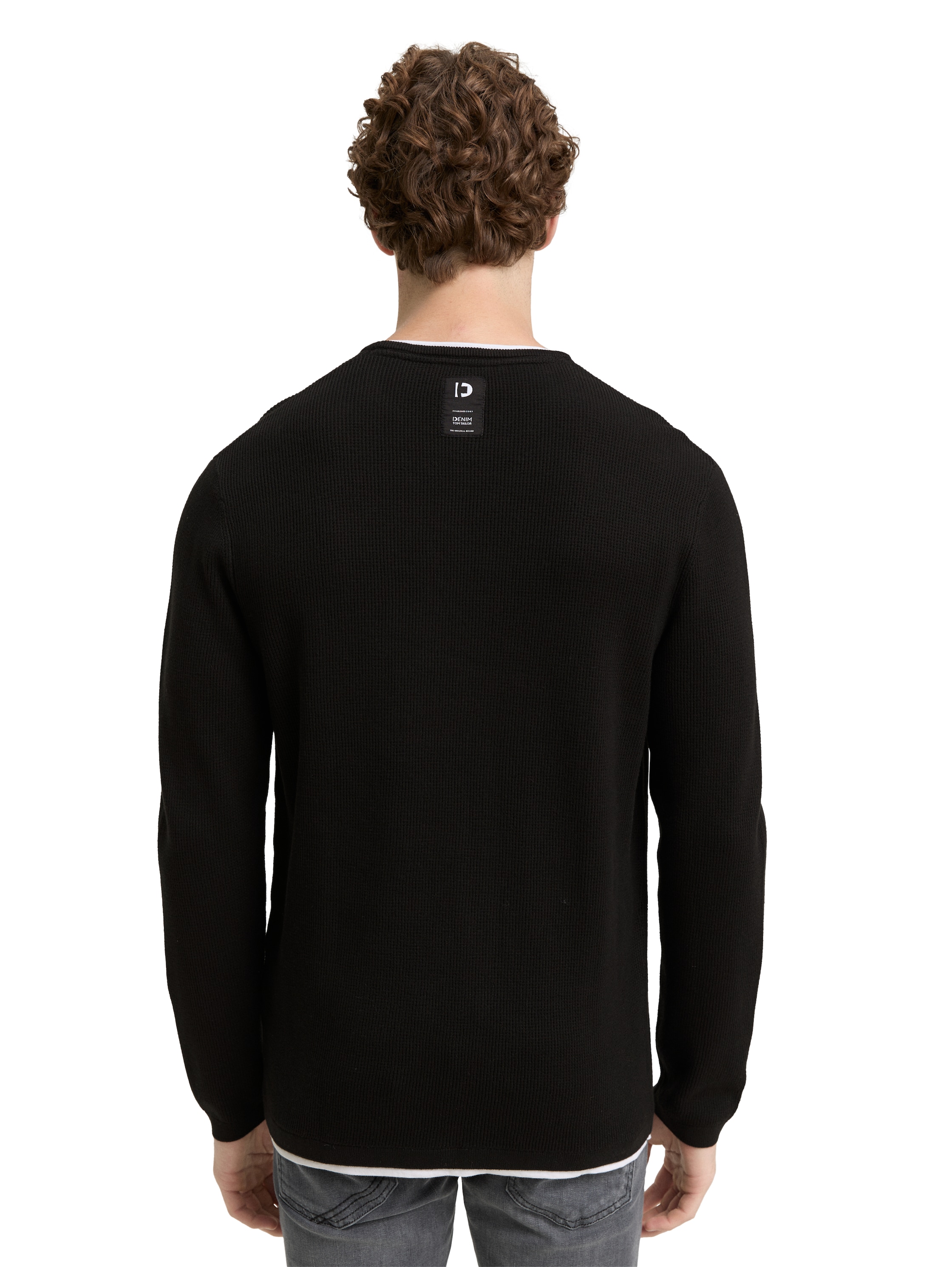 2-in-1 Strickpullover aus Baumwolle