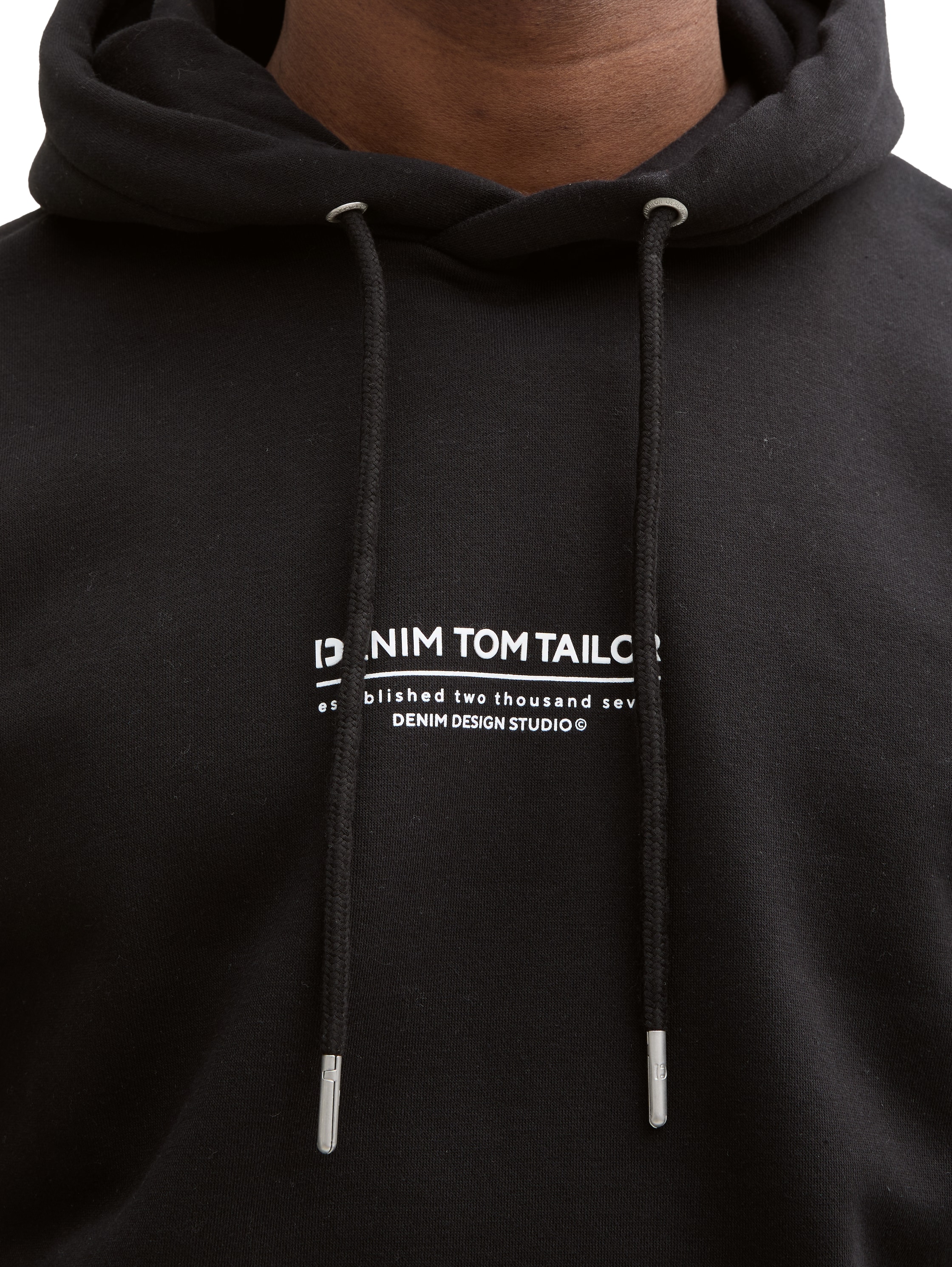 Relaxed Hoodie Sweatshirt mit Logo-Print