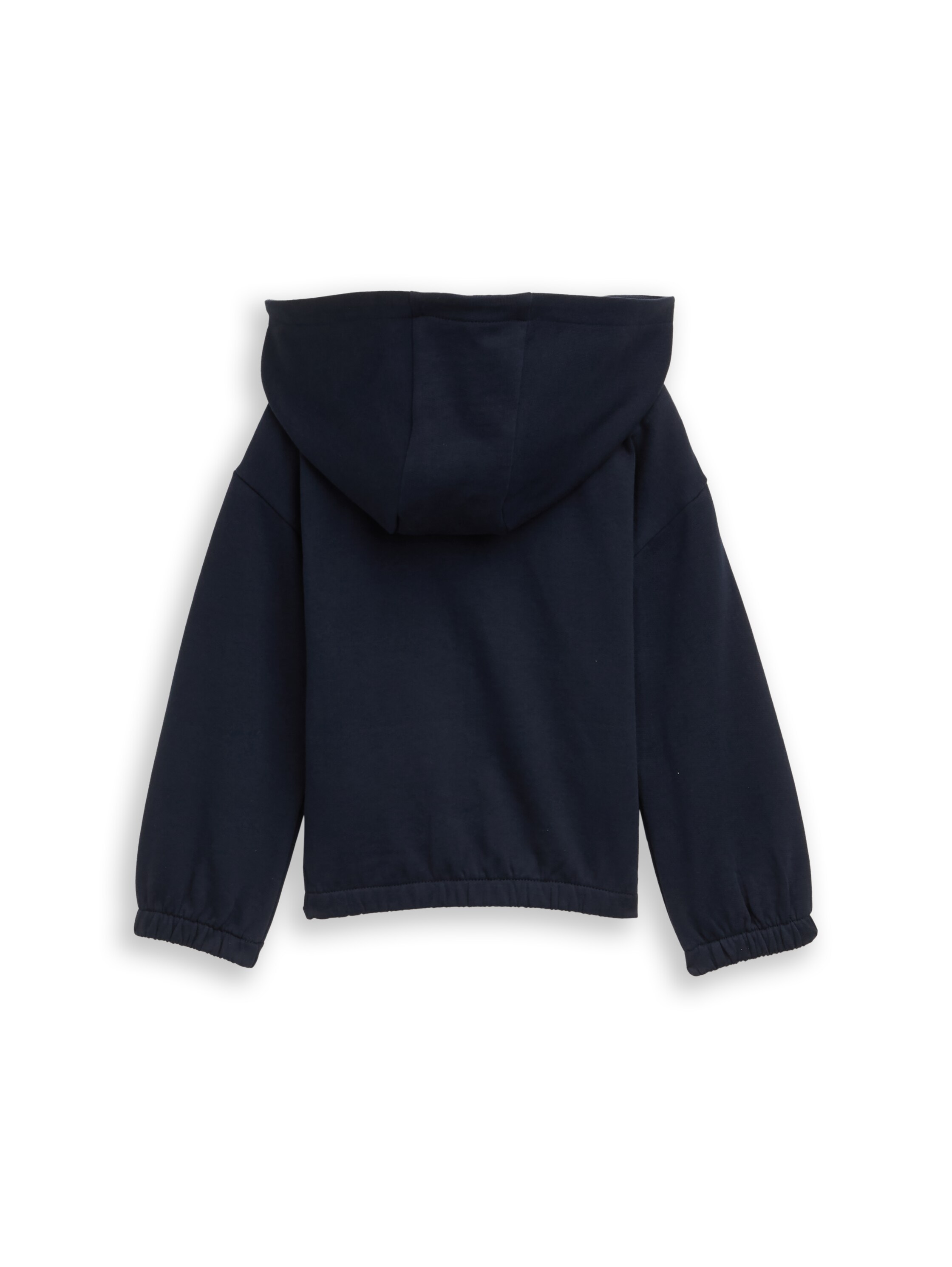 Cropped Hoodie Sweatjacke mit Stickerei