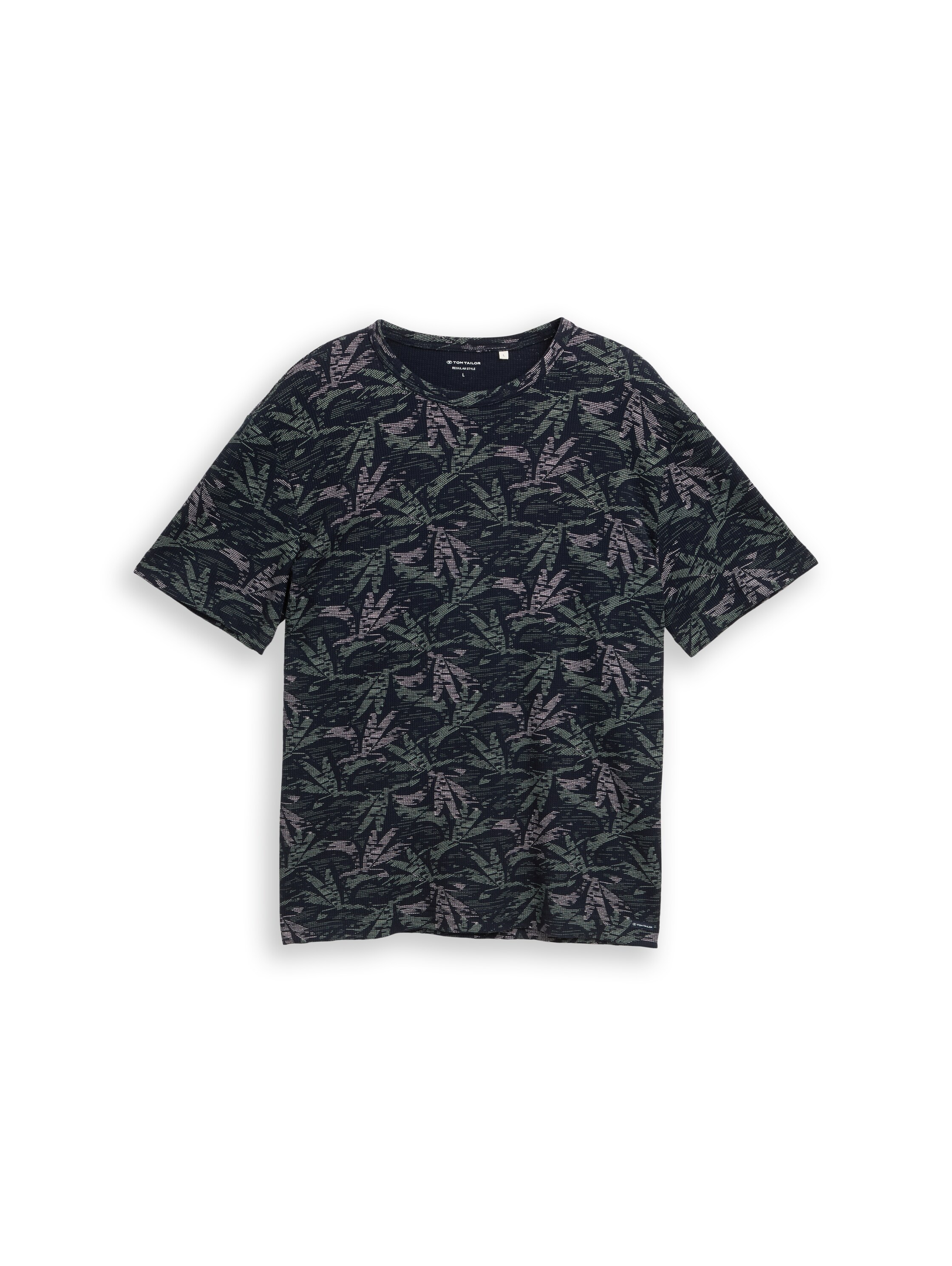 T-Shirt mit Palmenprint