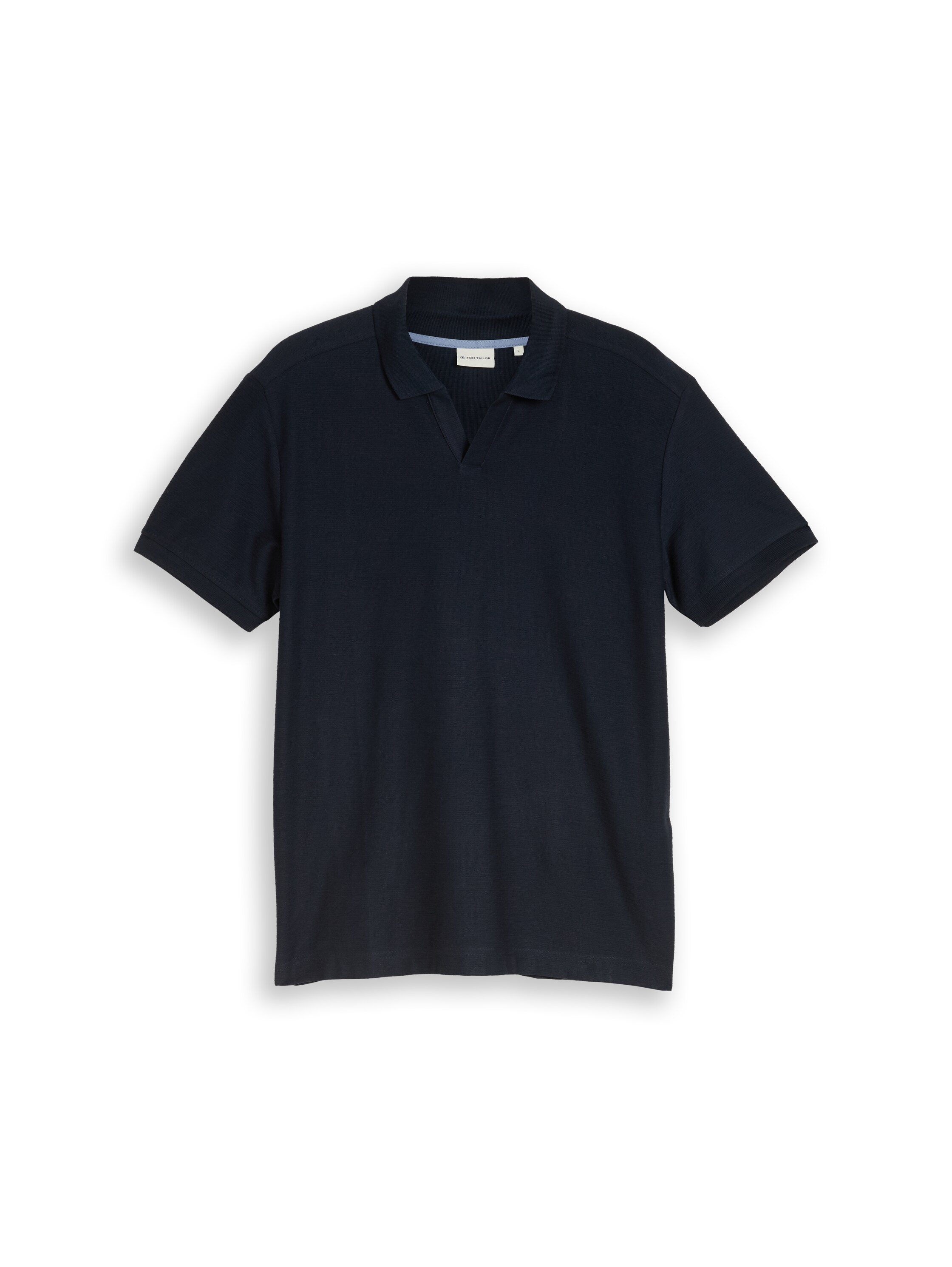 Poloshirt mit Ottoman-Struktur