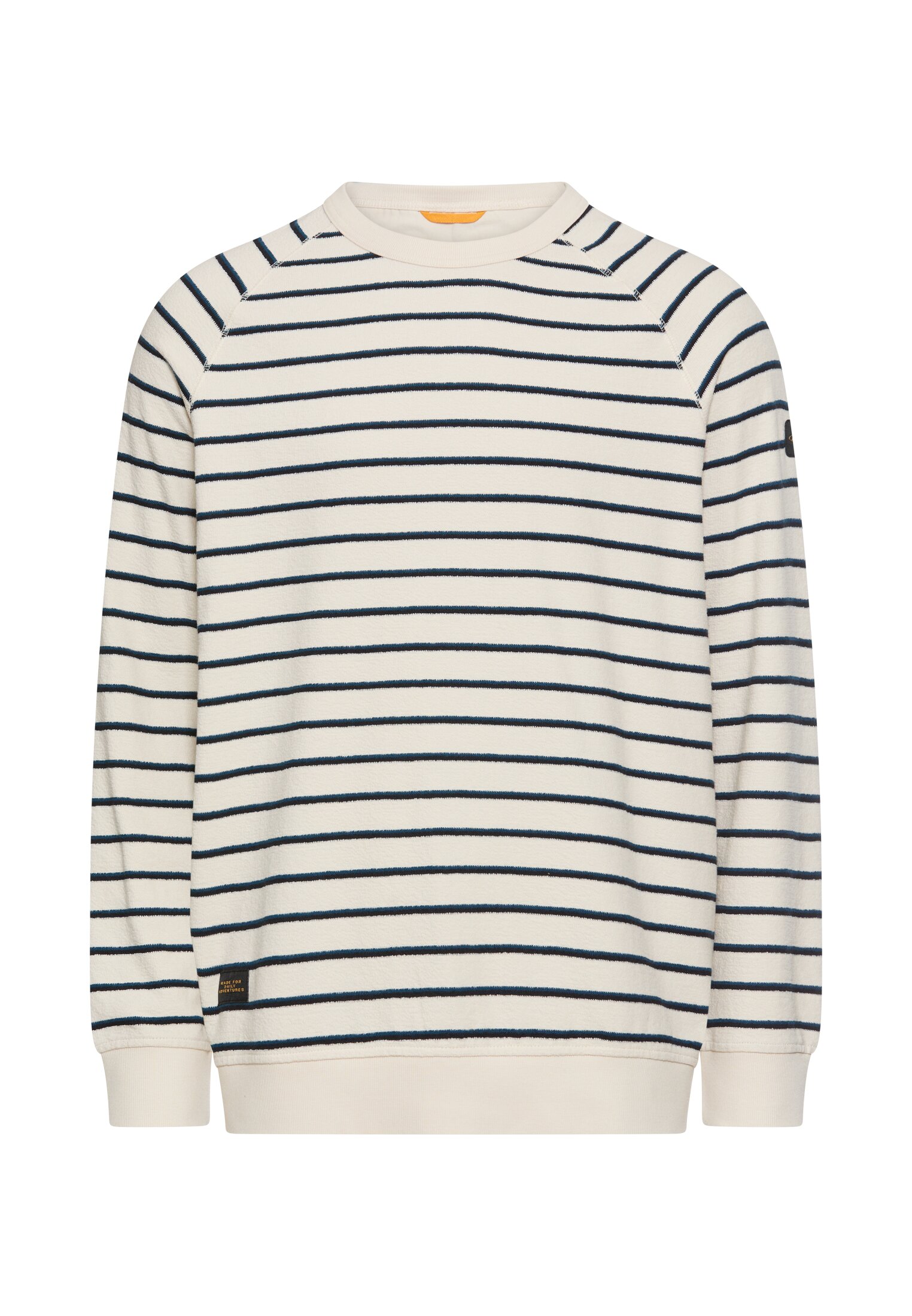 Gestreiftes Sweatshirt mit Rundhalsausschnitt