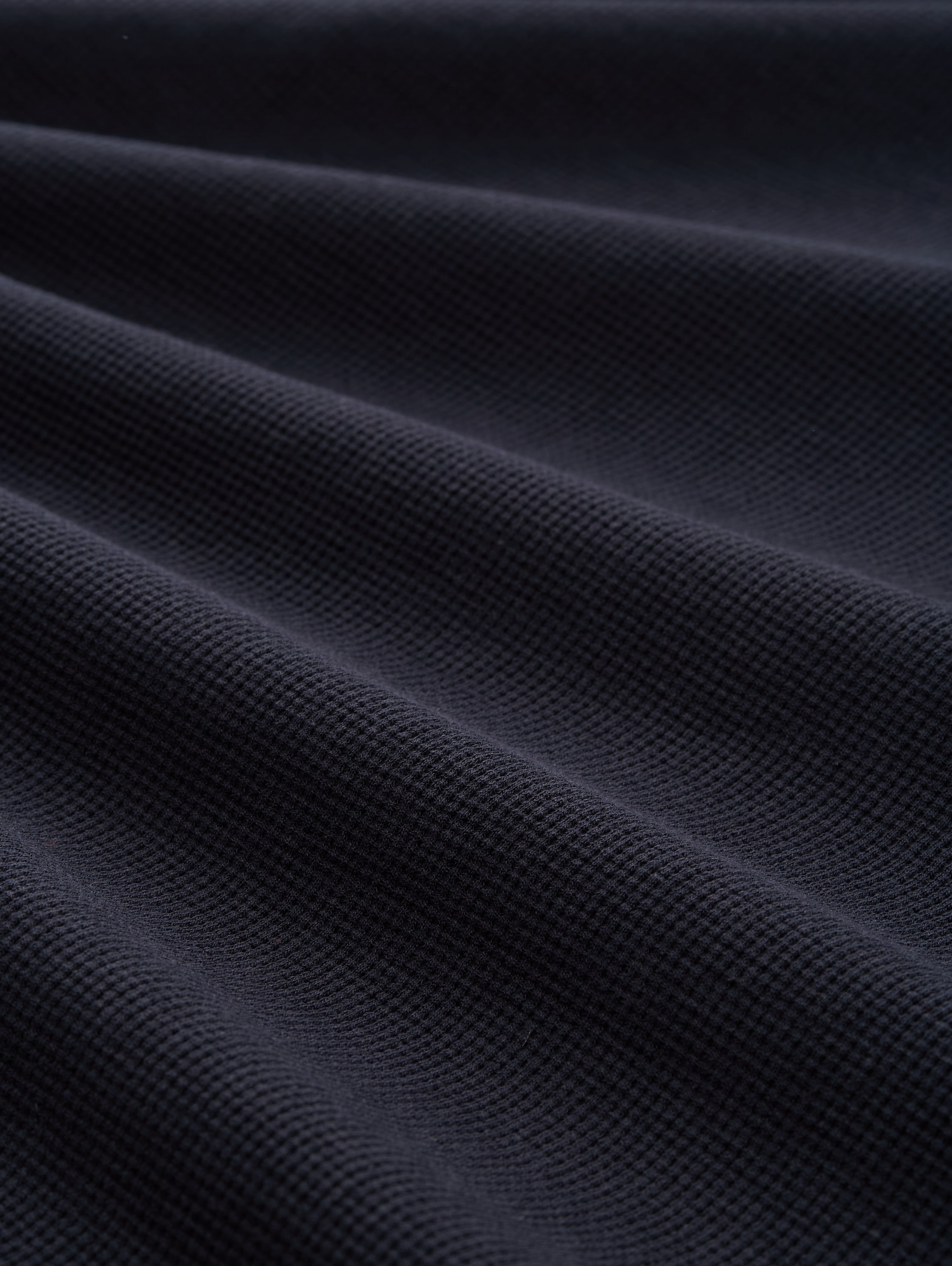 Snood Langarmshirt mit Waffelstruktur