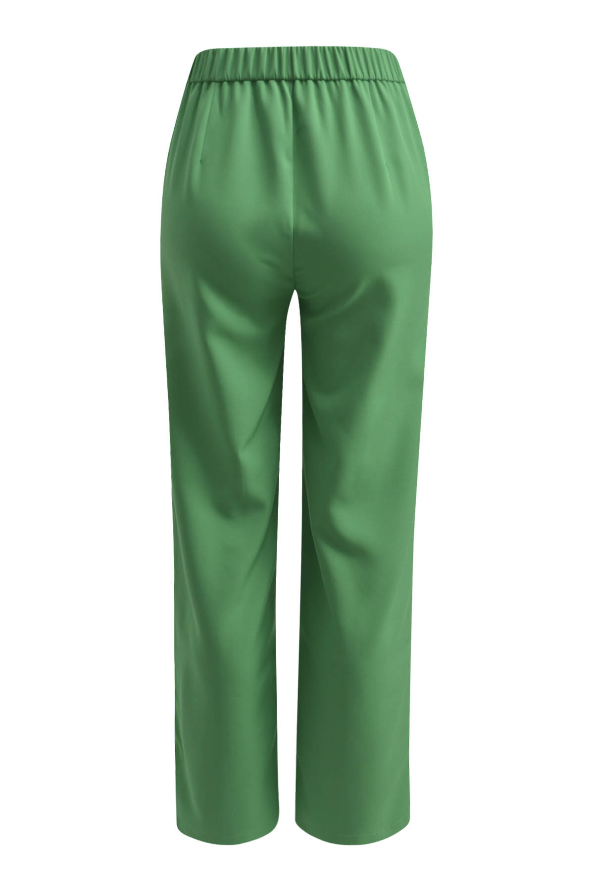 wideleg pants with elastic at back waist and dividing seams at fr
