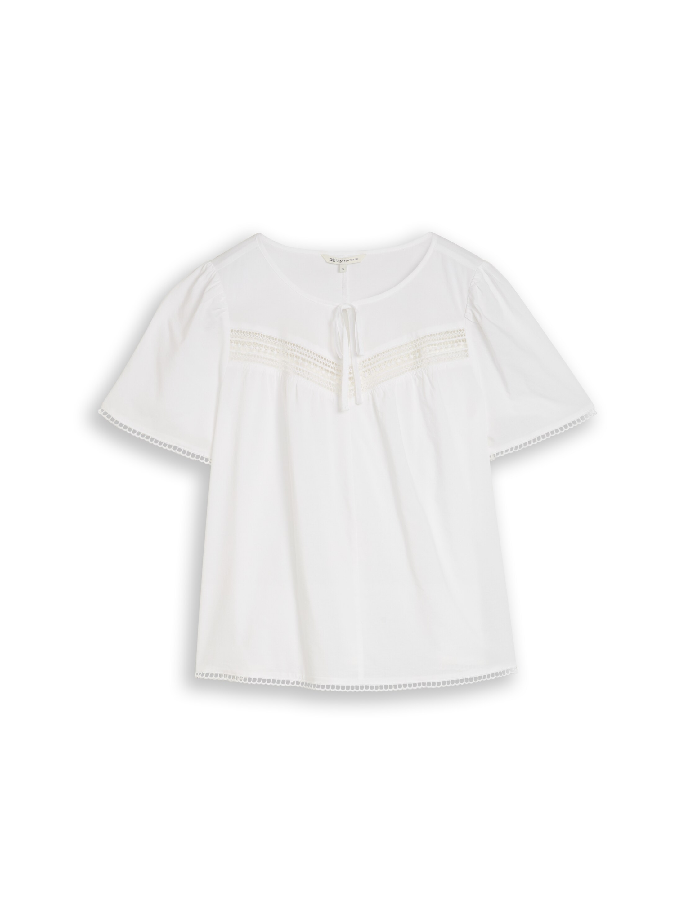Bluse mit Häkel-Details