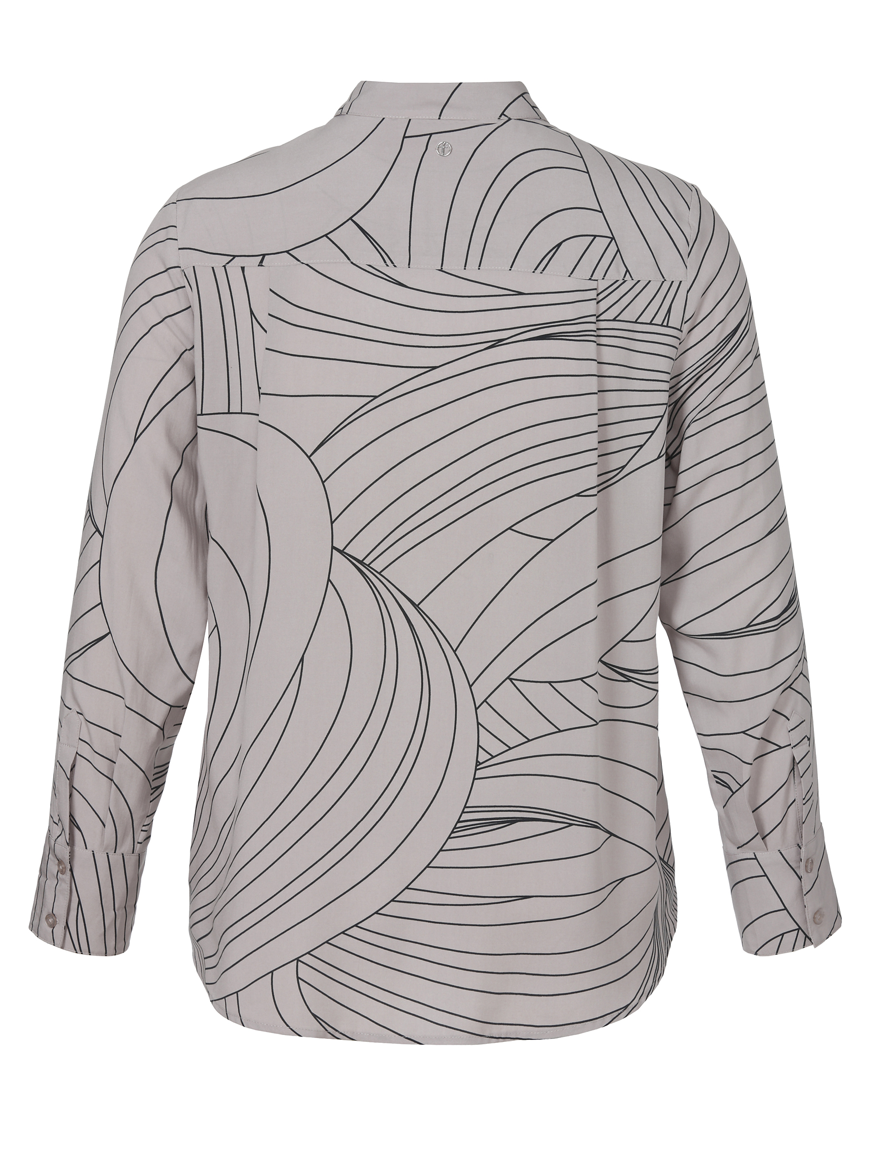 Bluse Hemdkragen 1/1 Arm Druck