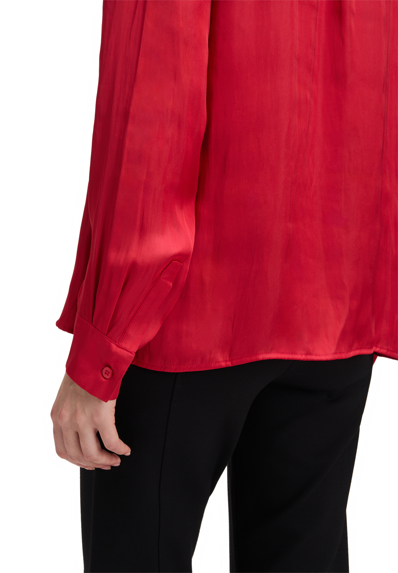 Satin-Bluse