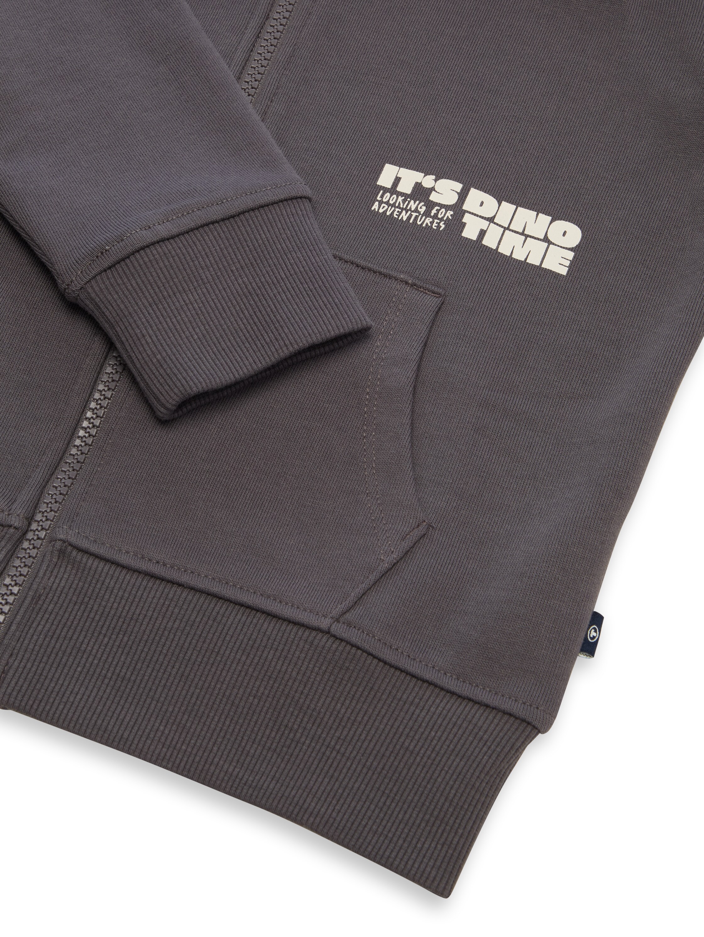 Hoodie Sweatjacke mit Rückenprint