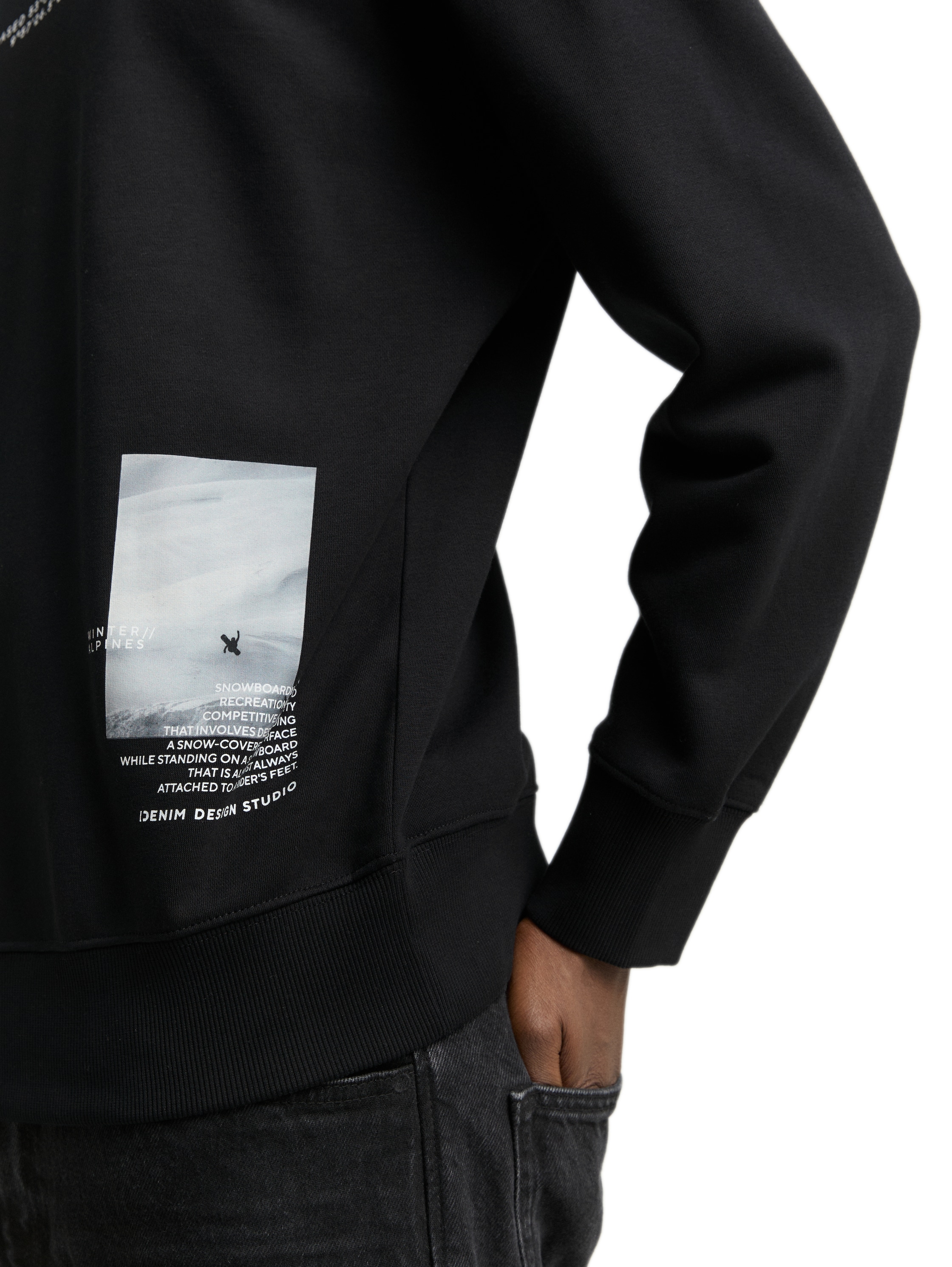 Relaxed Hoodie Sweatshirt mit Print
