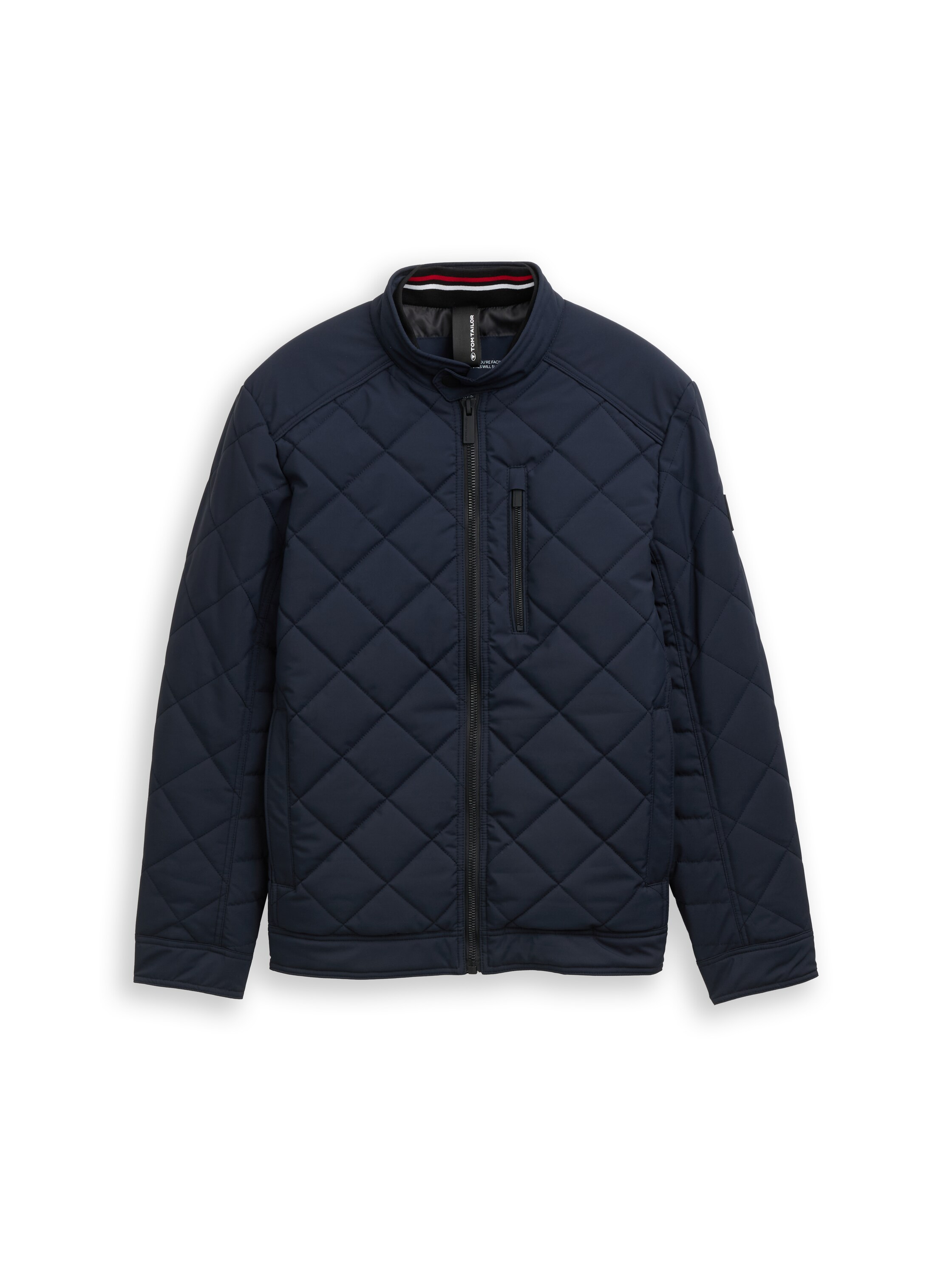 Tech Biker-Jacke mit Stehkragen