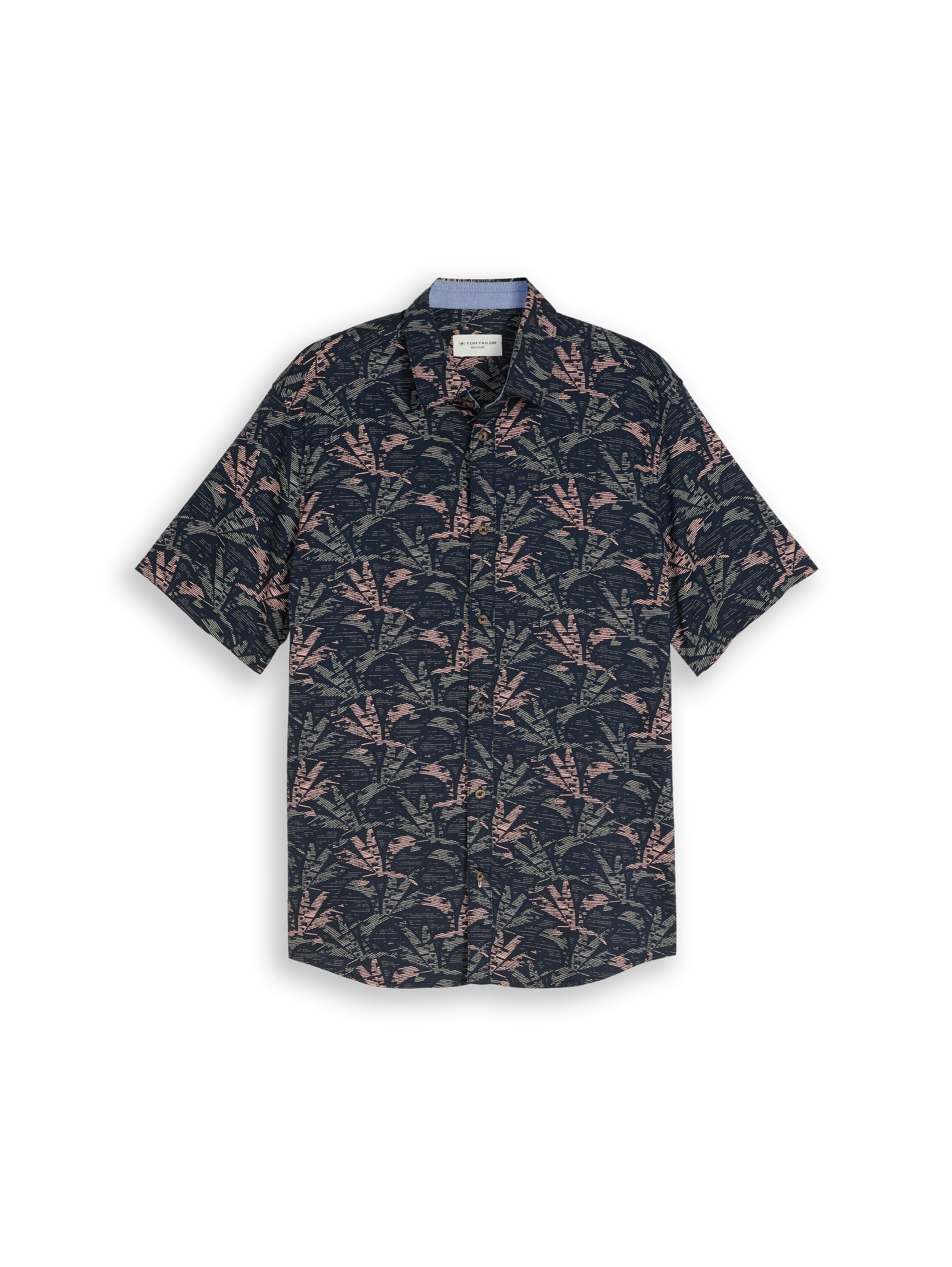 Regular Fit Kurzarmhemd mit Muster