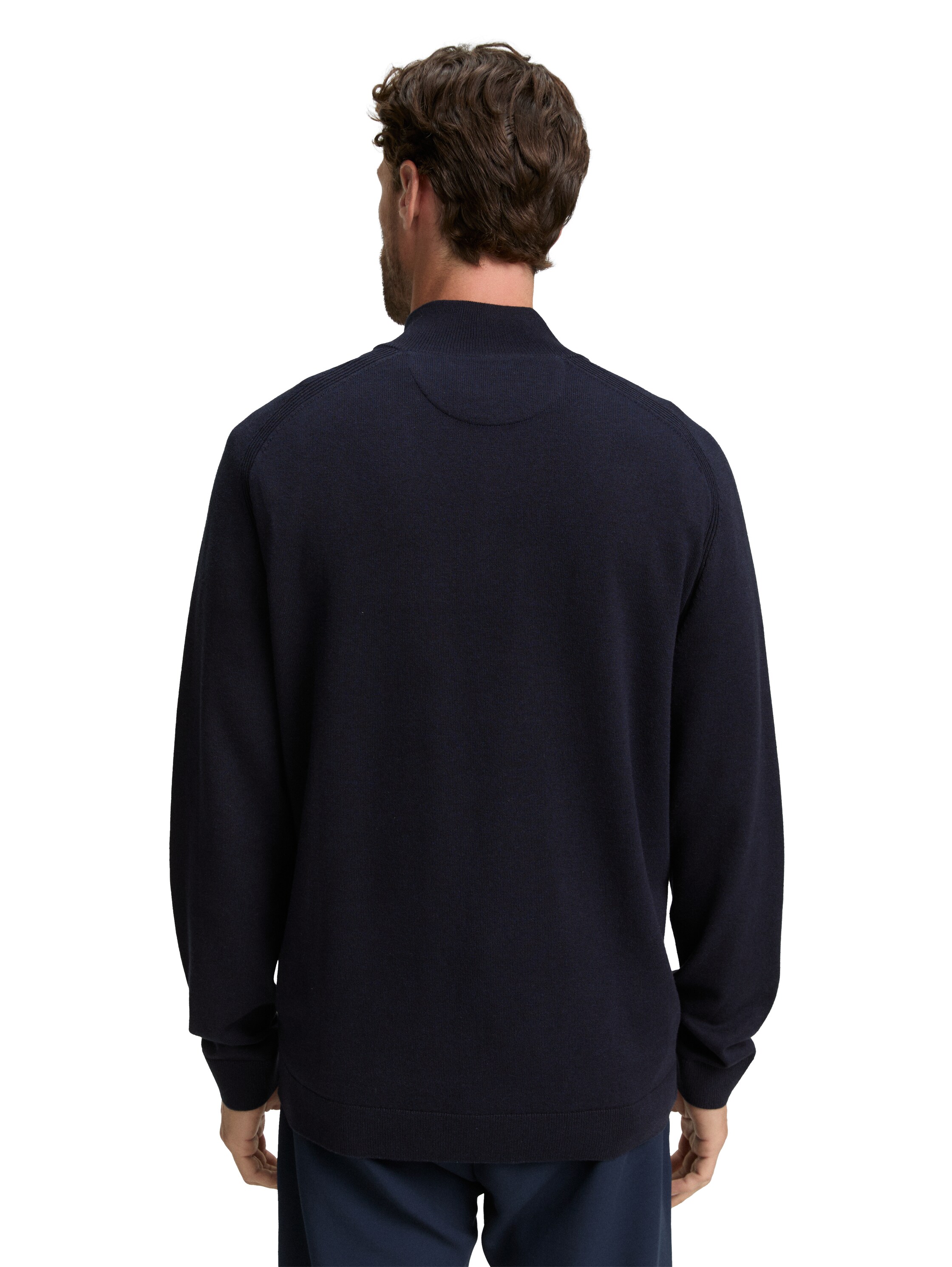 Troyer Strickpullover mit Logo-Stickerei