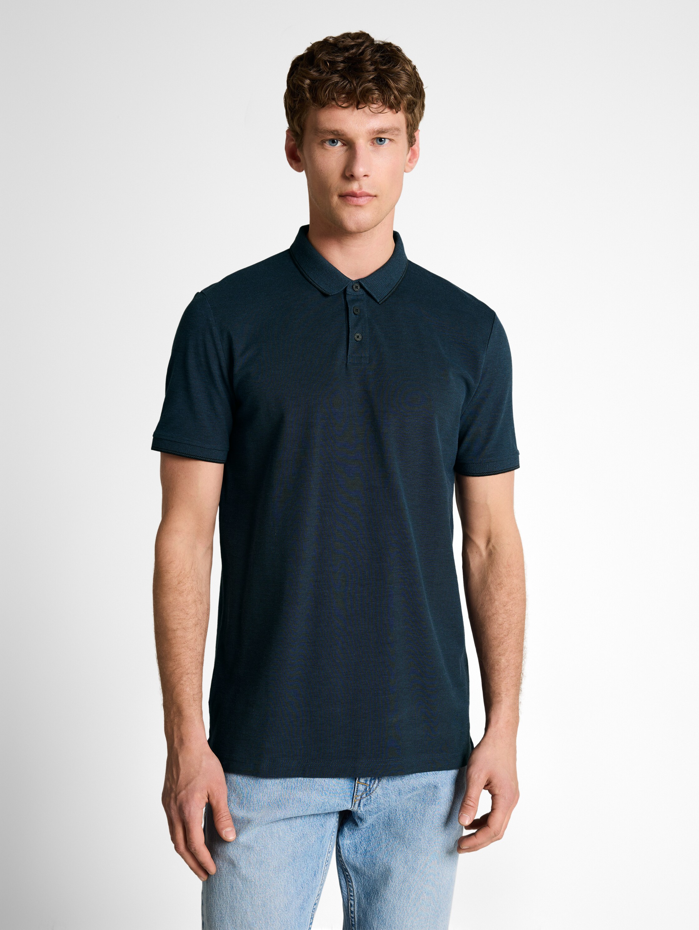 Piqué Poloshirt aus Baumwolle