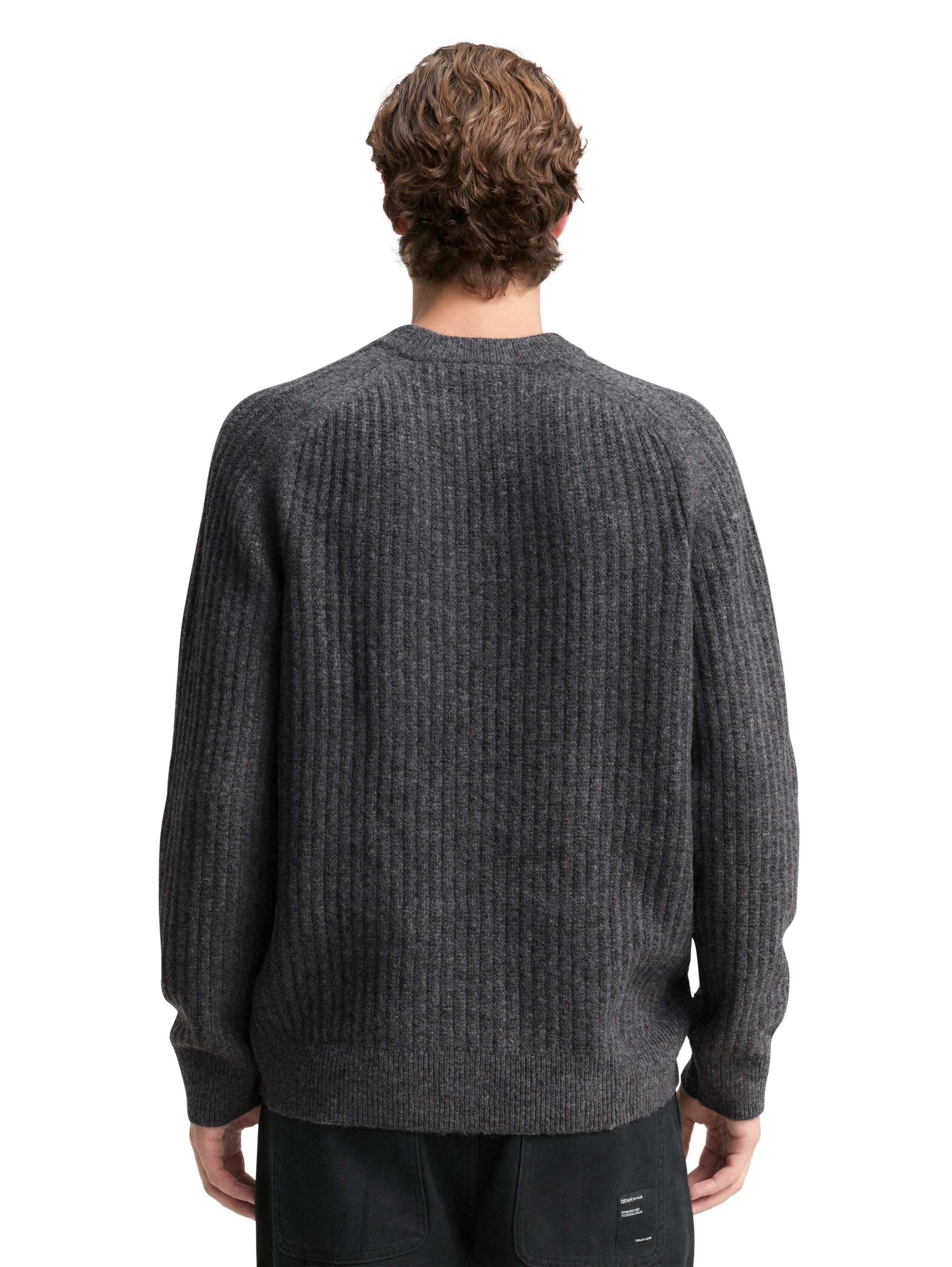 Strickpullover mit Rundhalsausschnitt