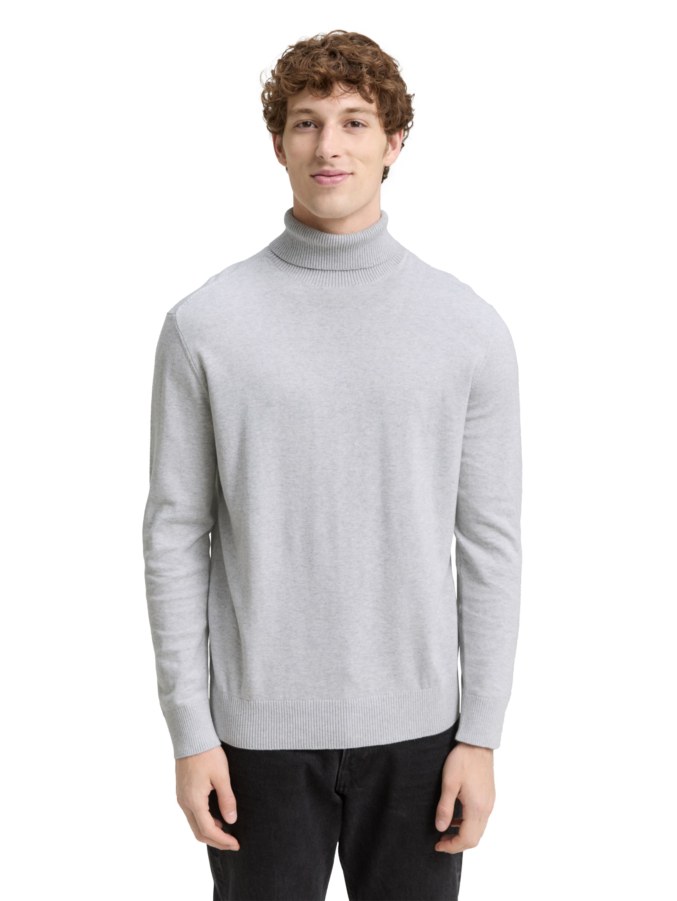 Rollkragenpullover aus Baumwolle