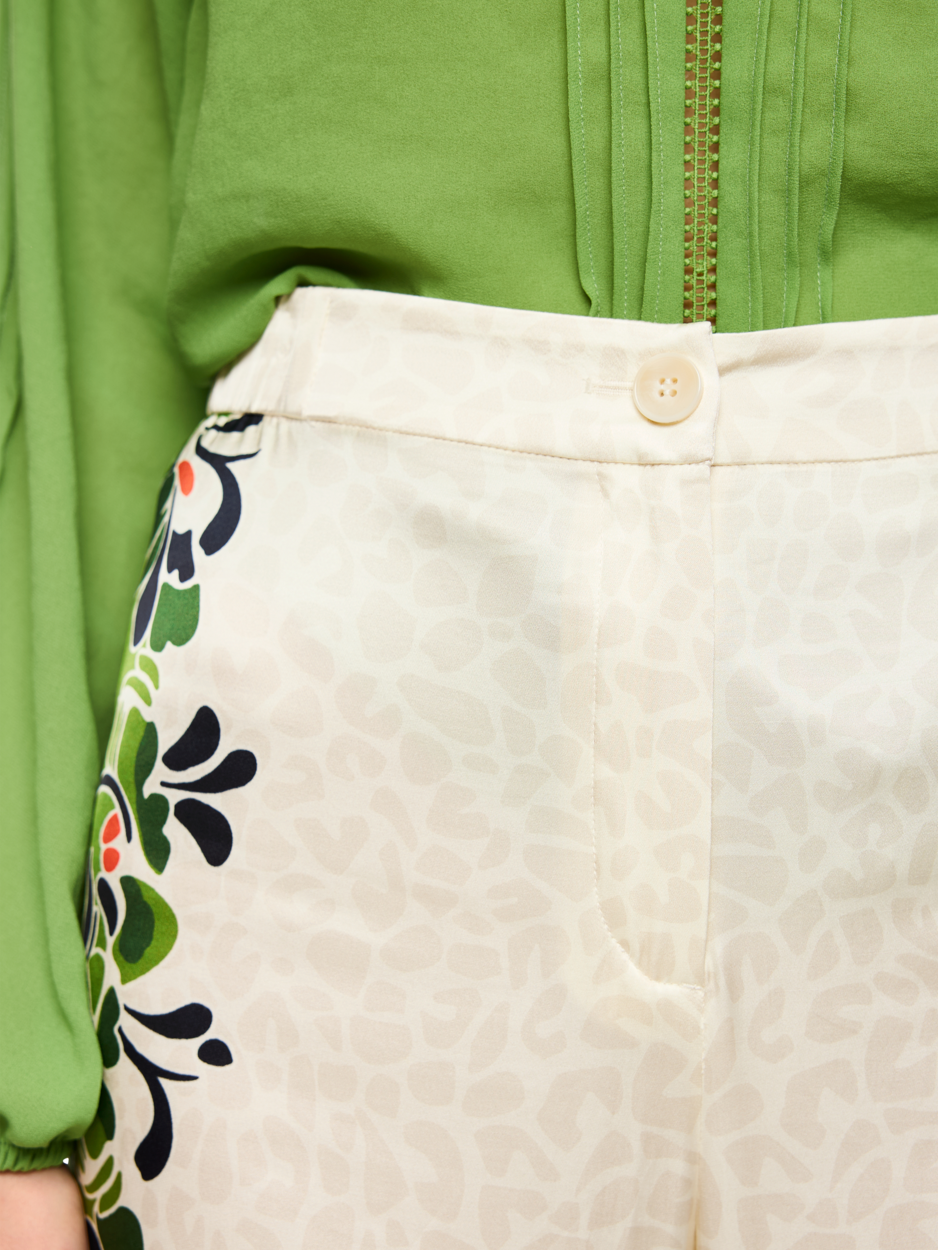 Fließende Hose WARRI mit Printmix