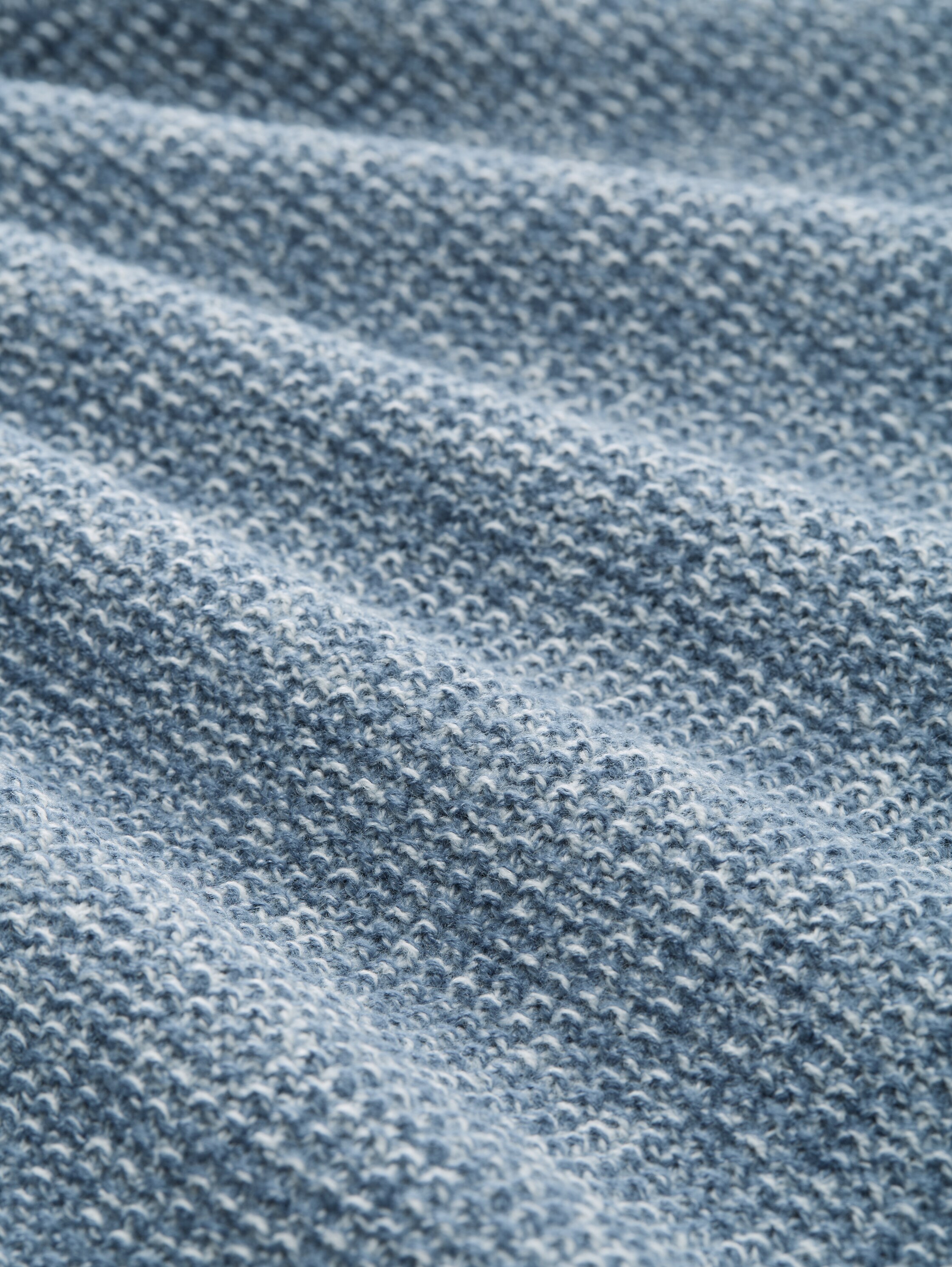 Strickpullover in Melange-Optik