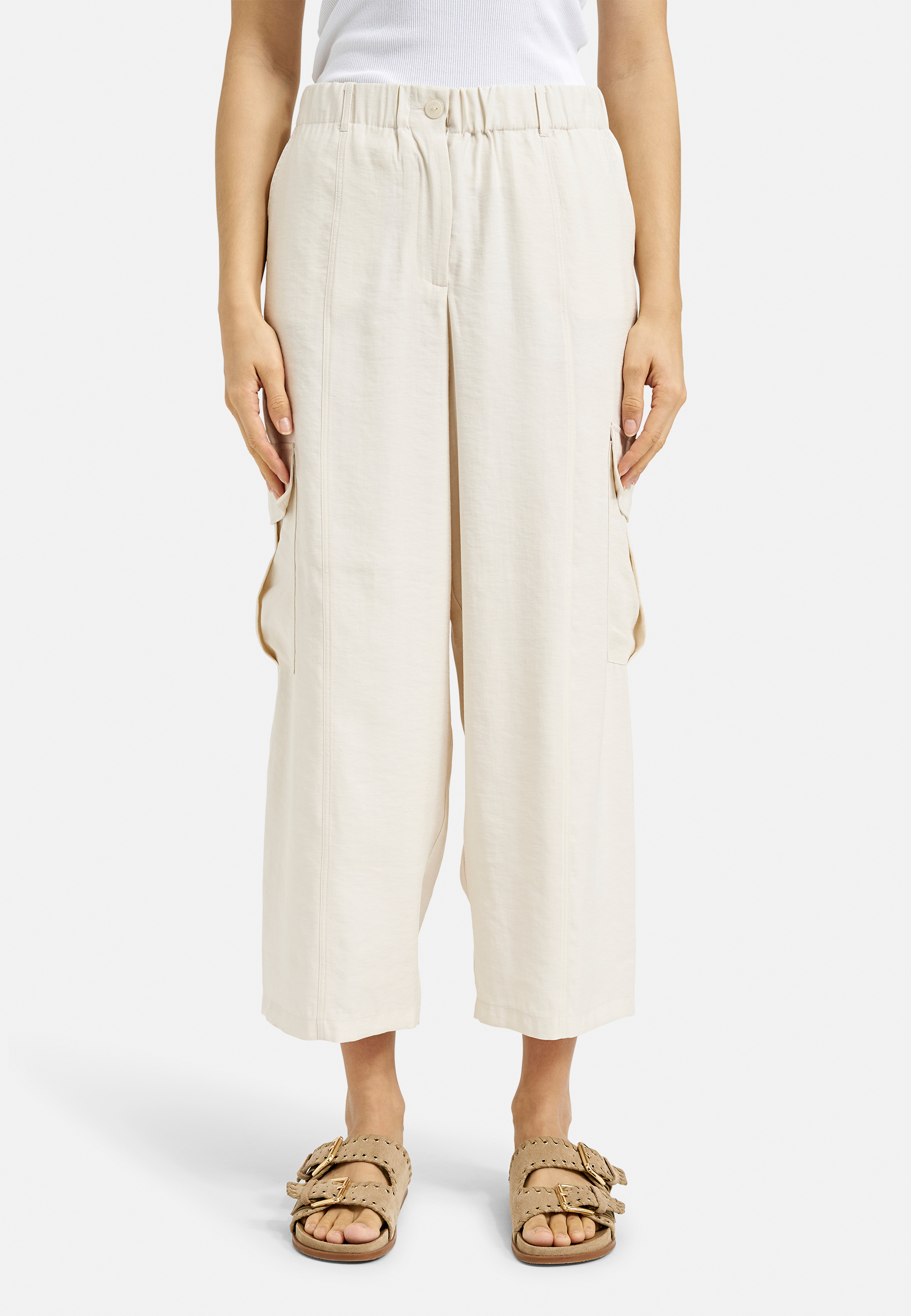 Cargopants, elastic, wb, french pockets