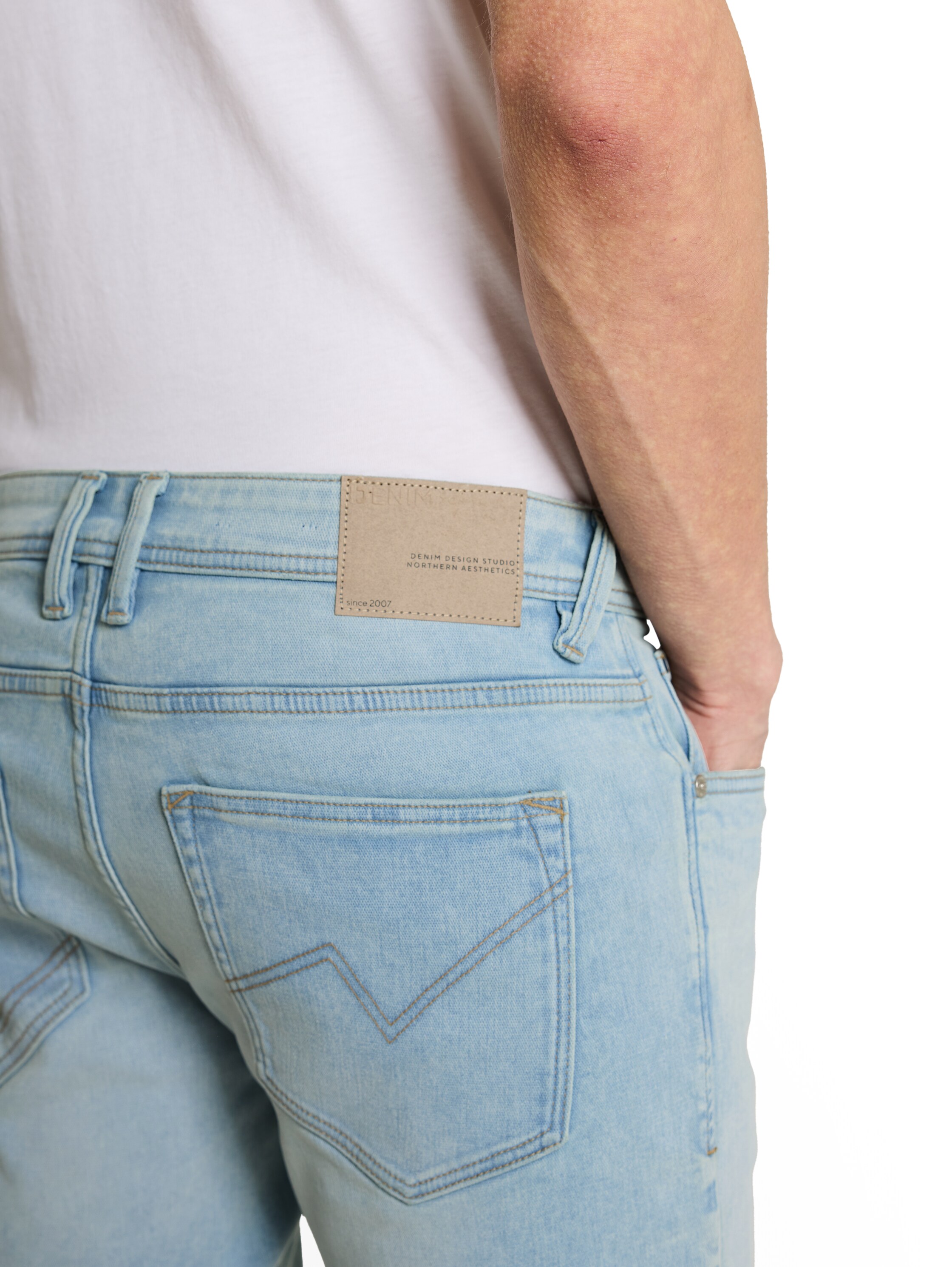 TTPIERS SLIM Jeans Shorts mit Superstretch