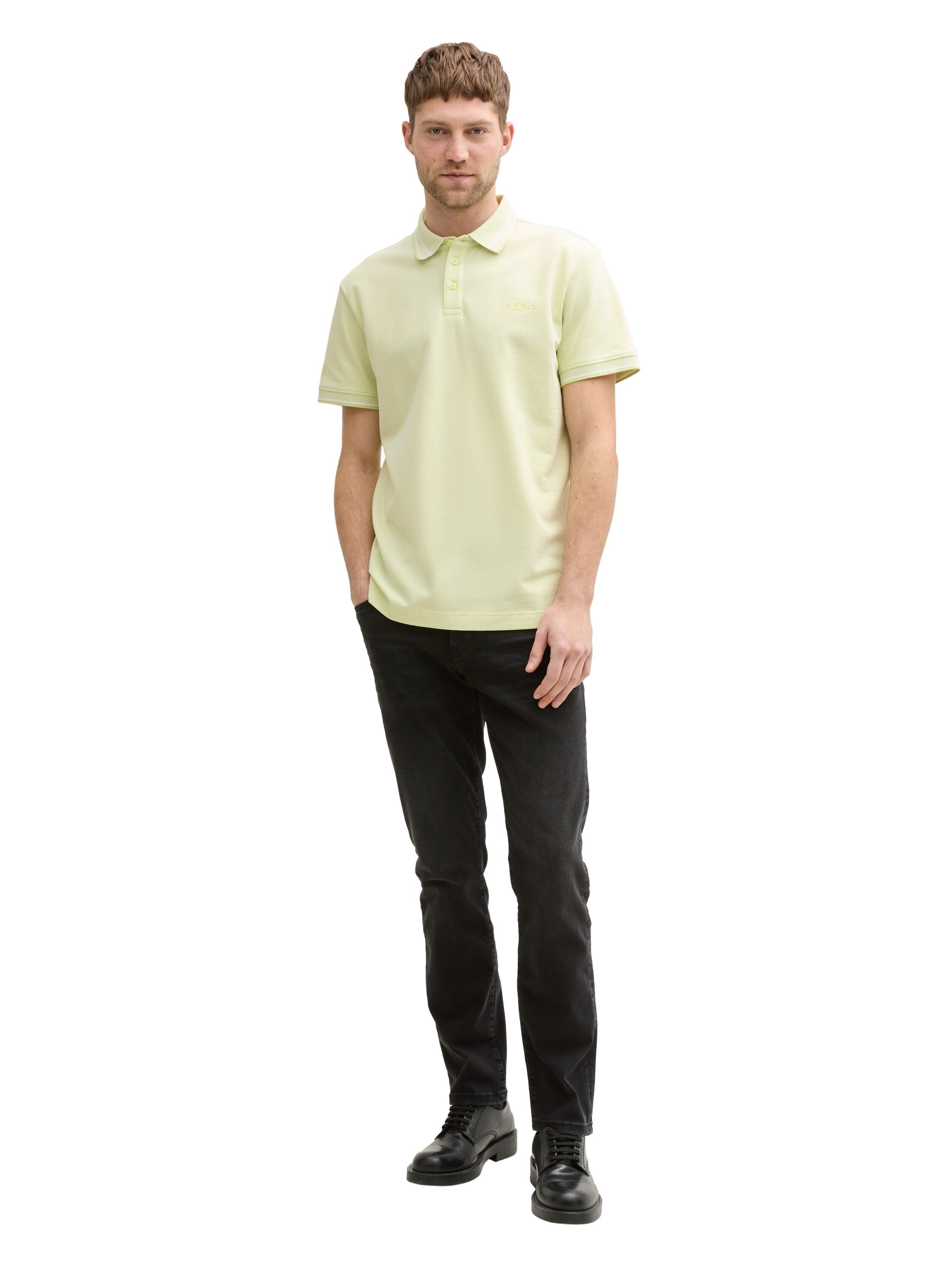 Piqué Poloshirt mit Stretch