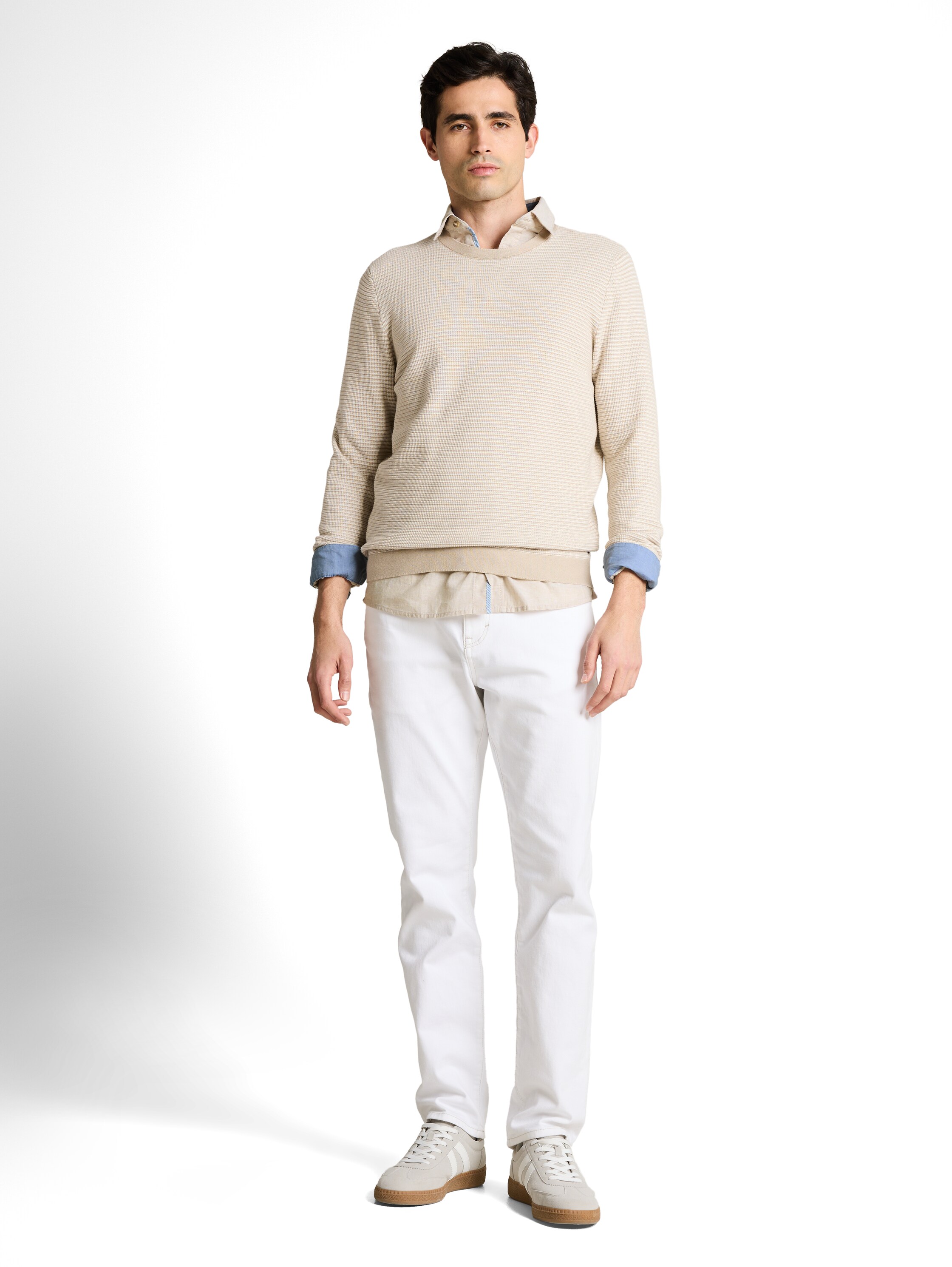 Regular Fit Hemd mit Leinenanteil