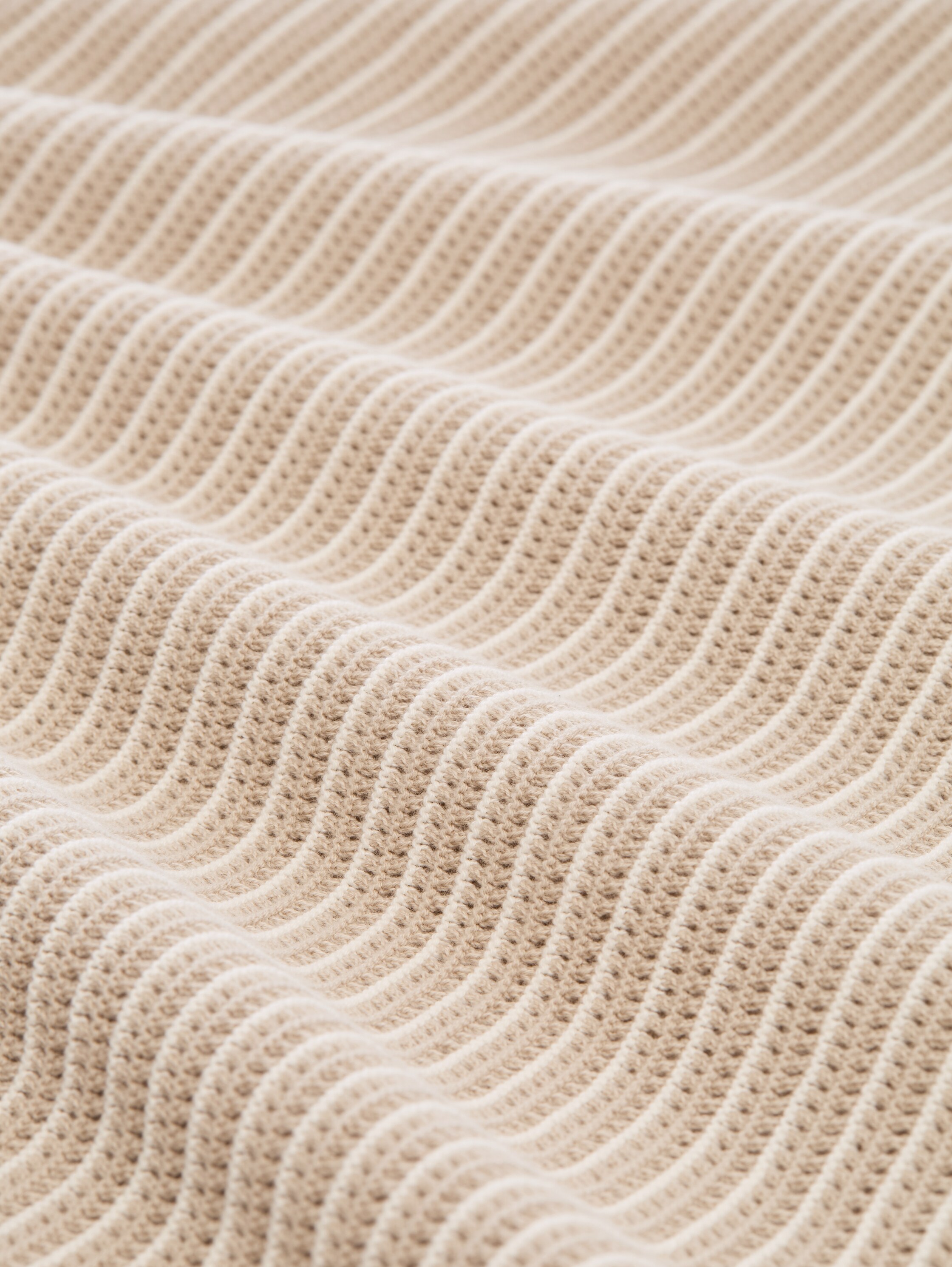 Strickpullover mit Polokragen