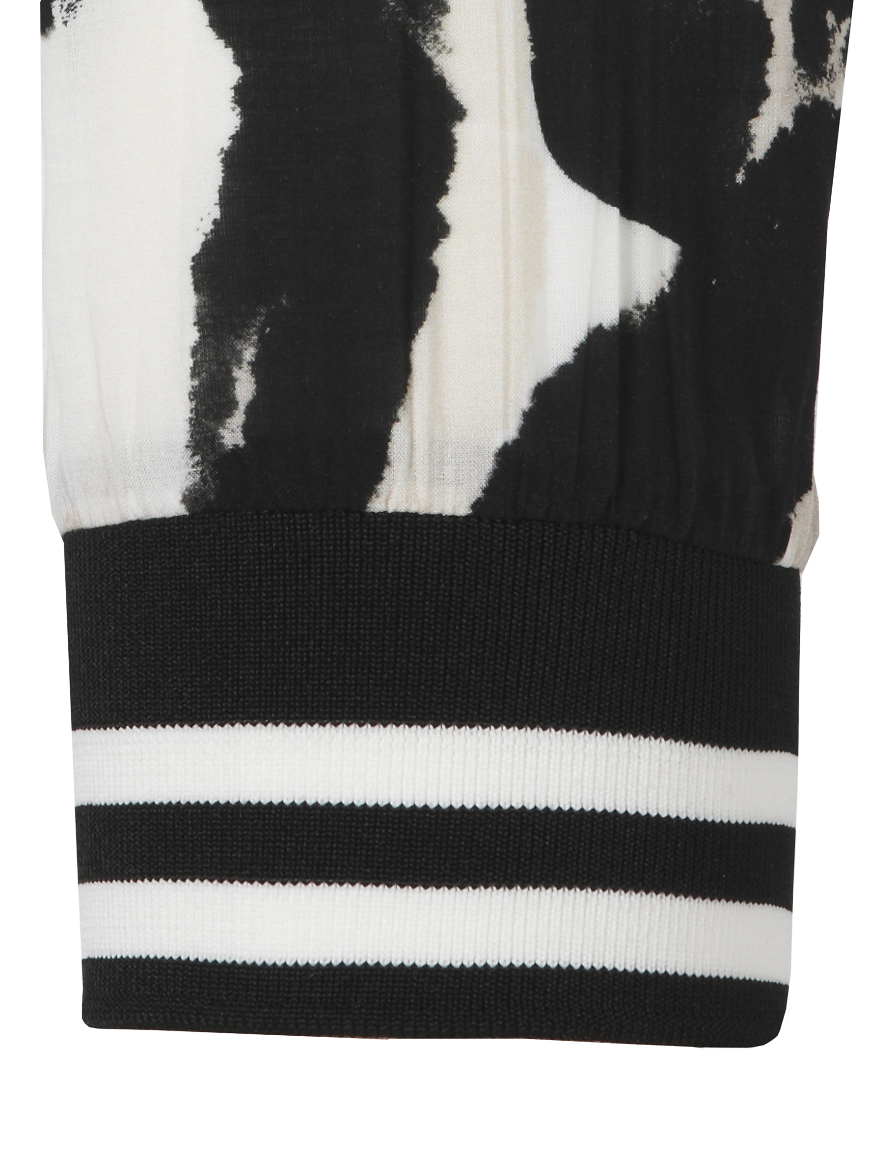 Bluse Kragen 3/4 Arm Druck