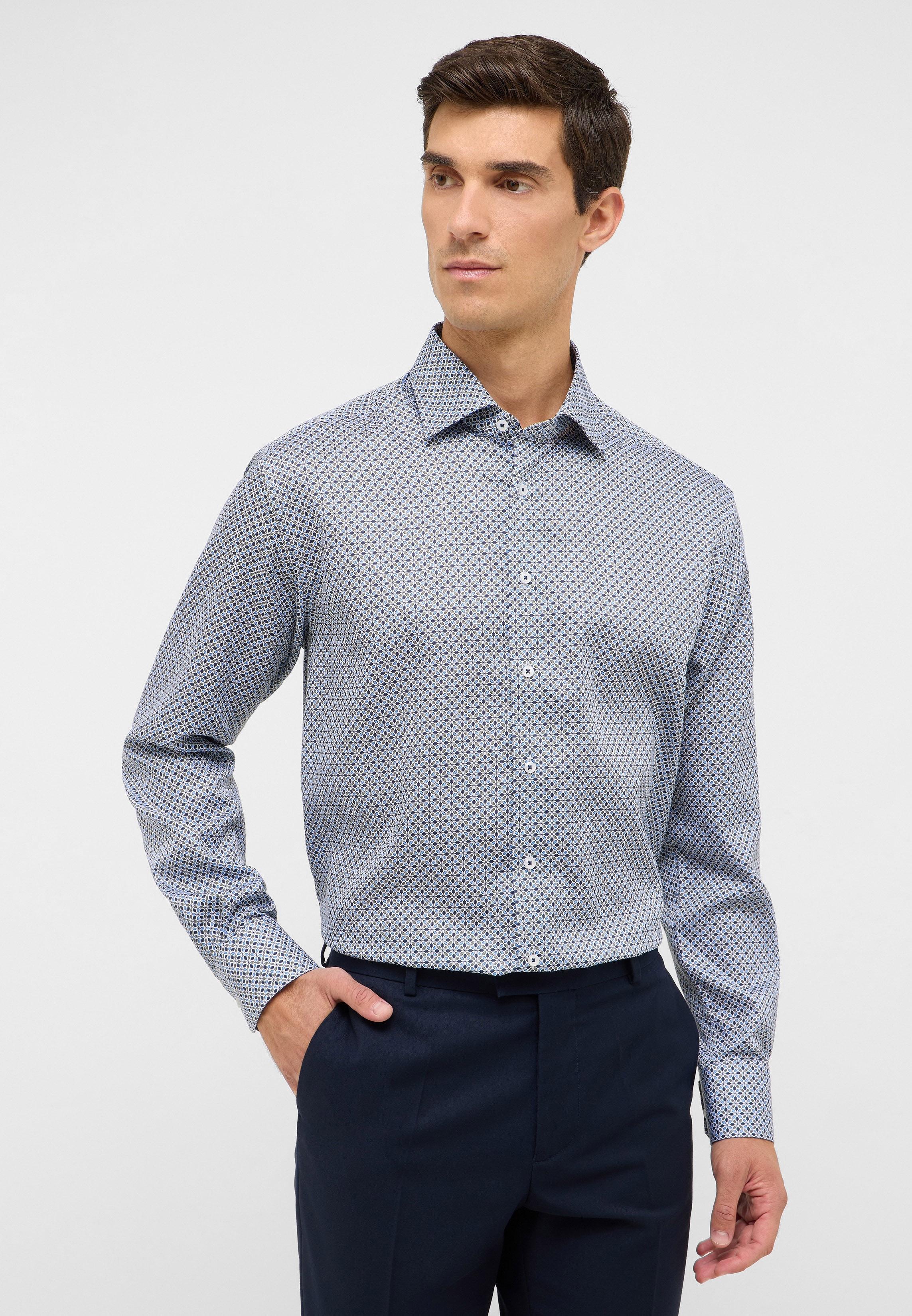 Hemd Twill Langarm