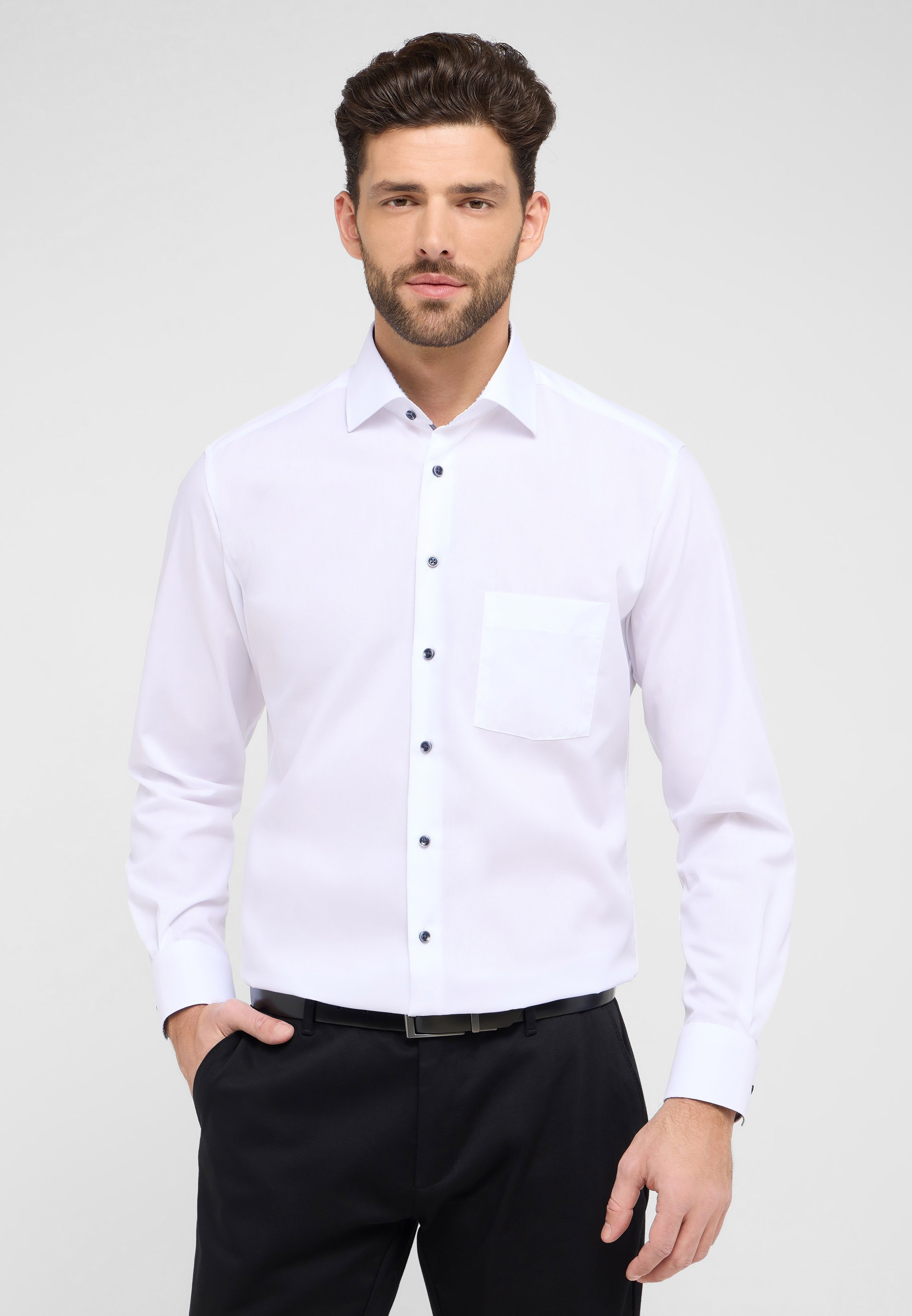 Original Shirt Popeline Langarm