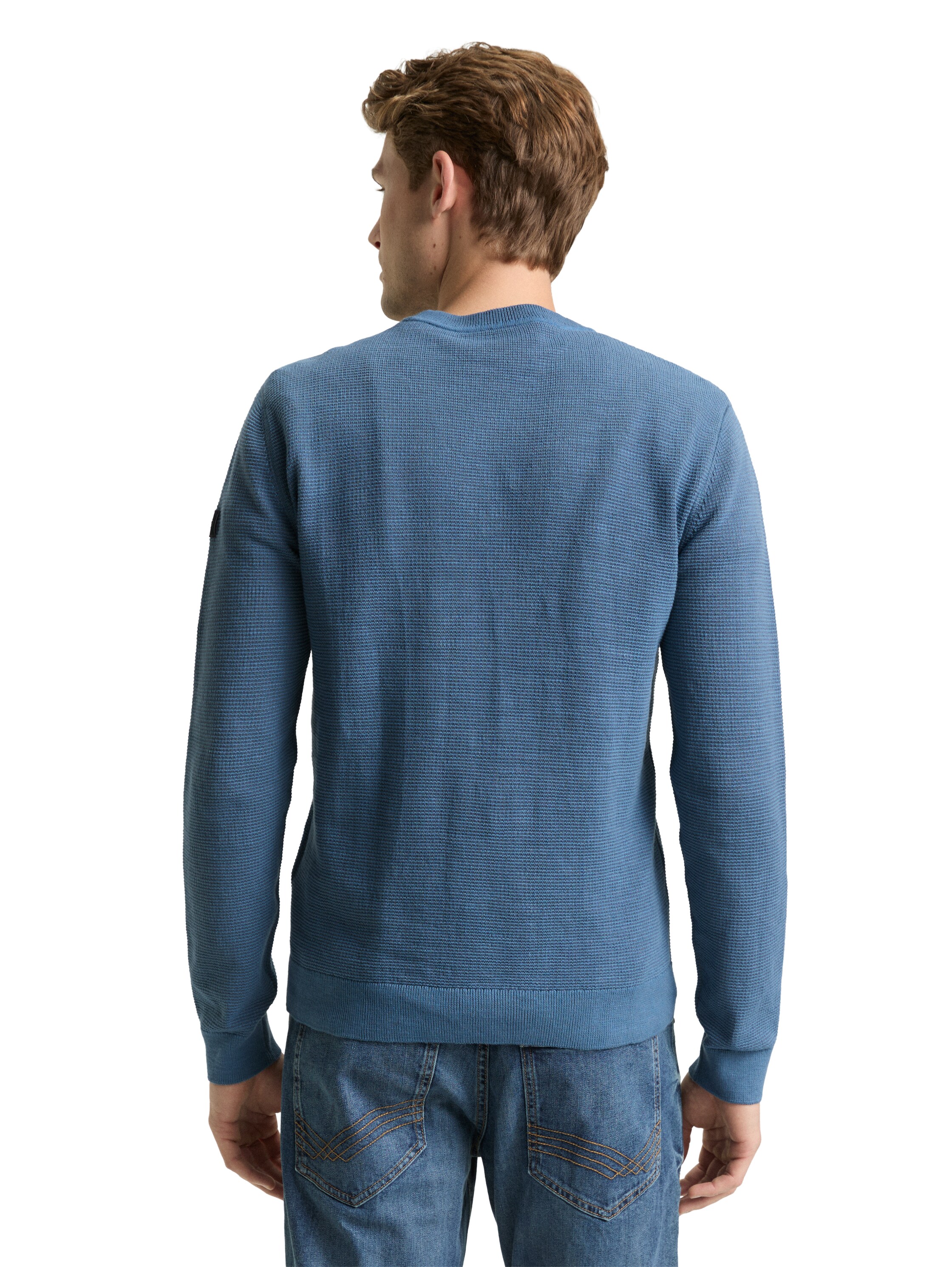 Strickpullover mit Rundhalsausschnitt