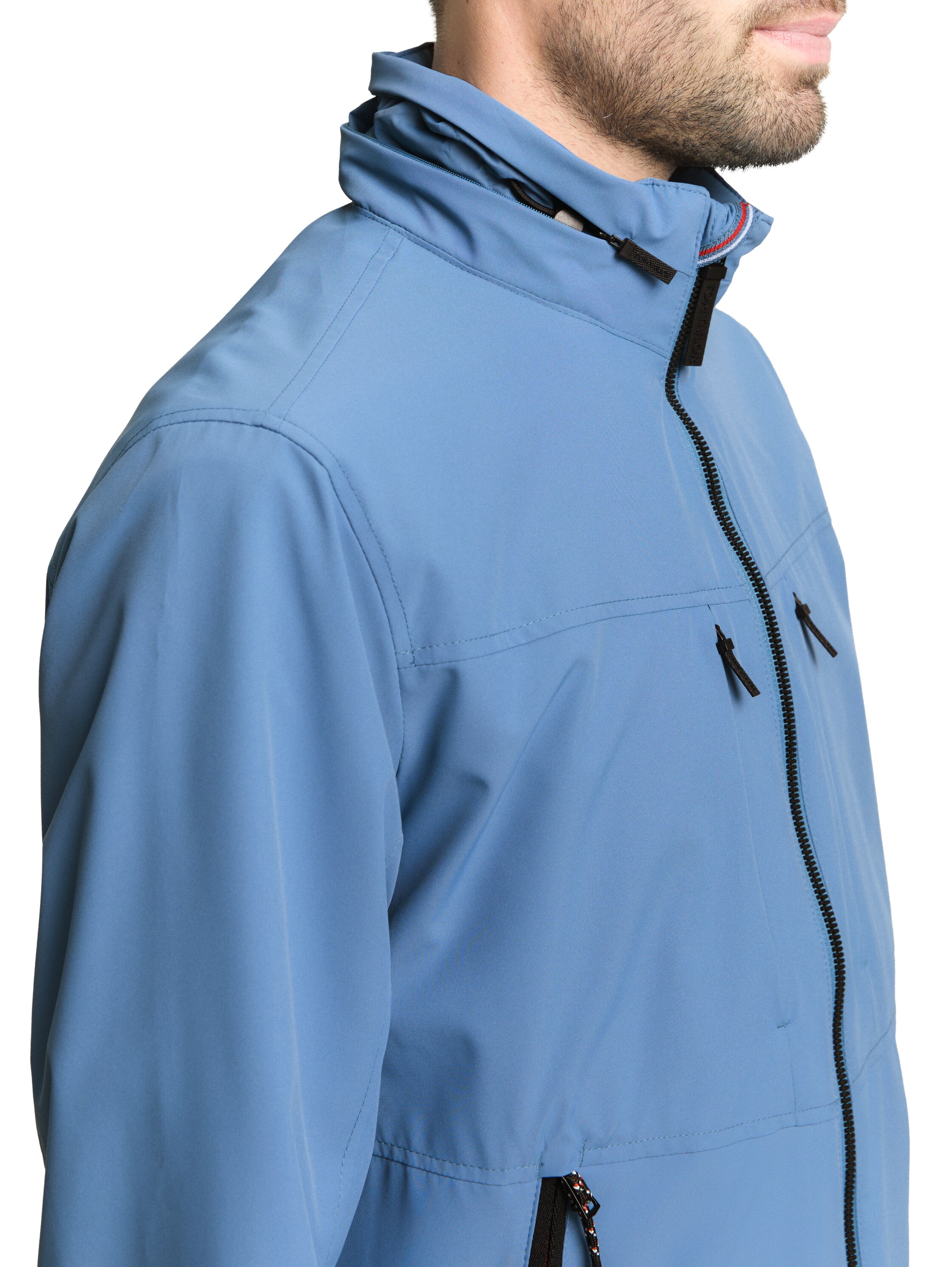Blouson Jacke mit verstaubarer Kapuze